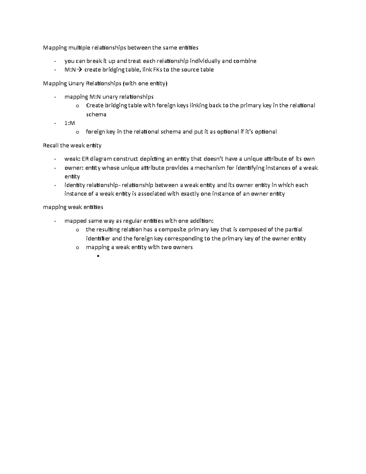 Lecture 8 - Mapping relationships 2 - Mapping multiple relationships ...