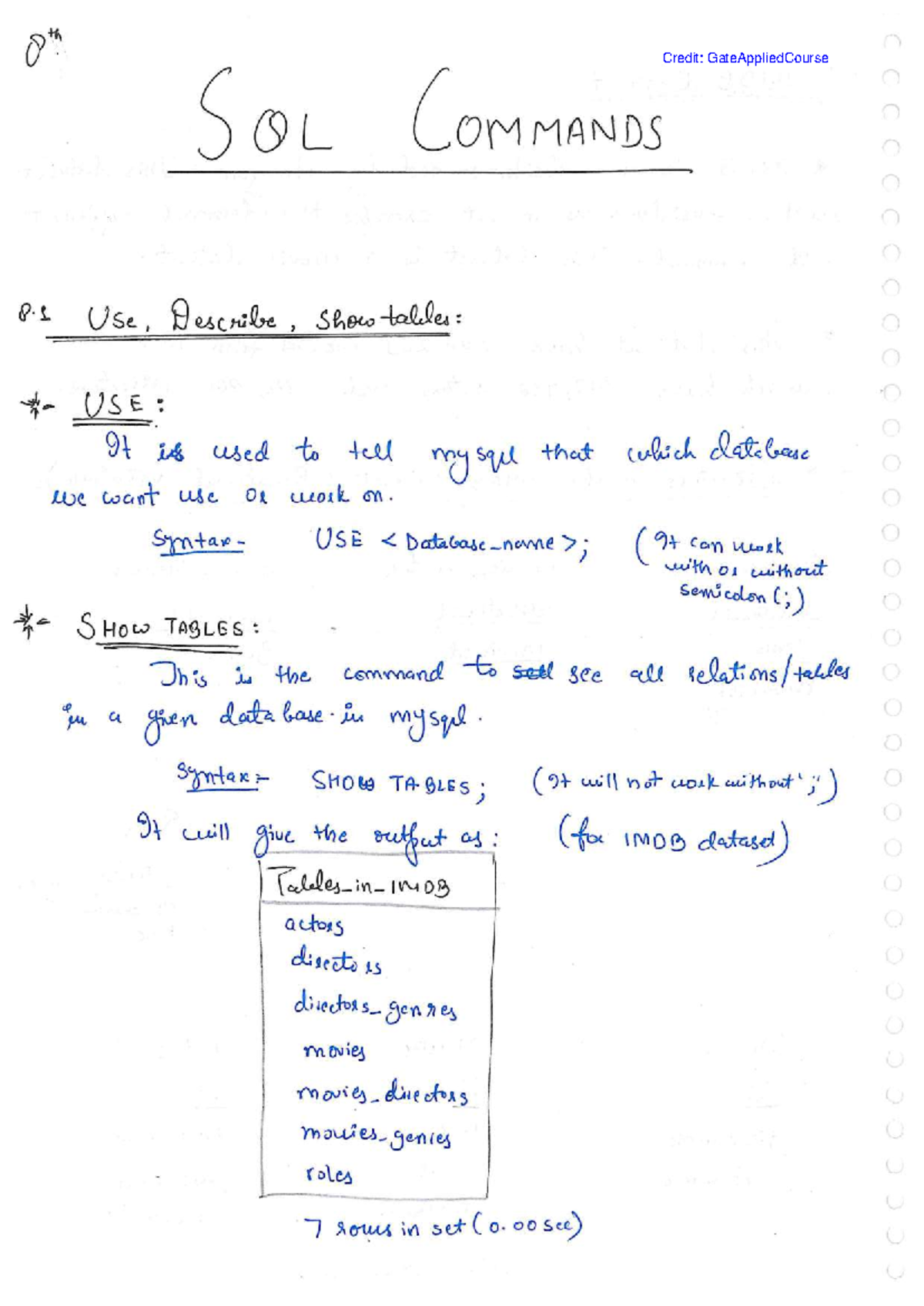 SQL Commands and Queries for Database Management (103-159) - Studocu