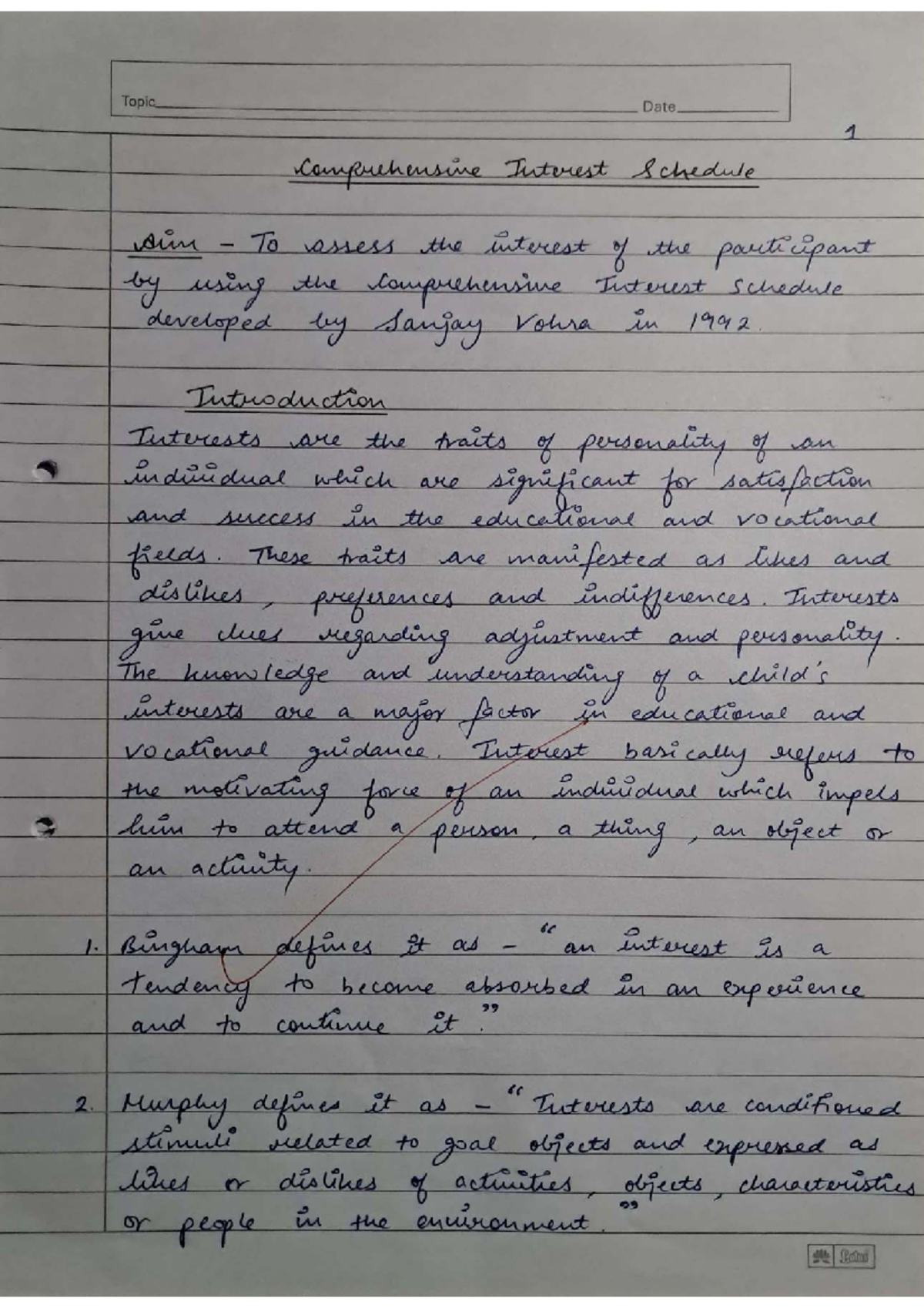 CIS Practical - Comprehensive Interest Schedule Analysis and Findings ...