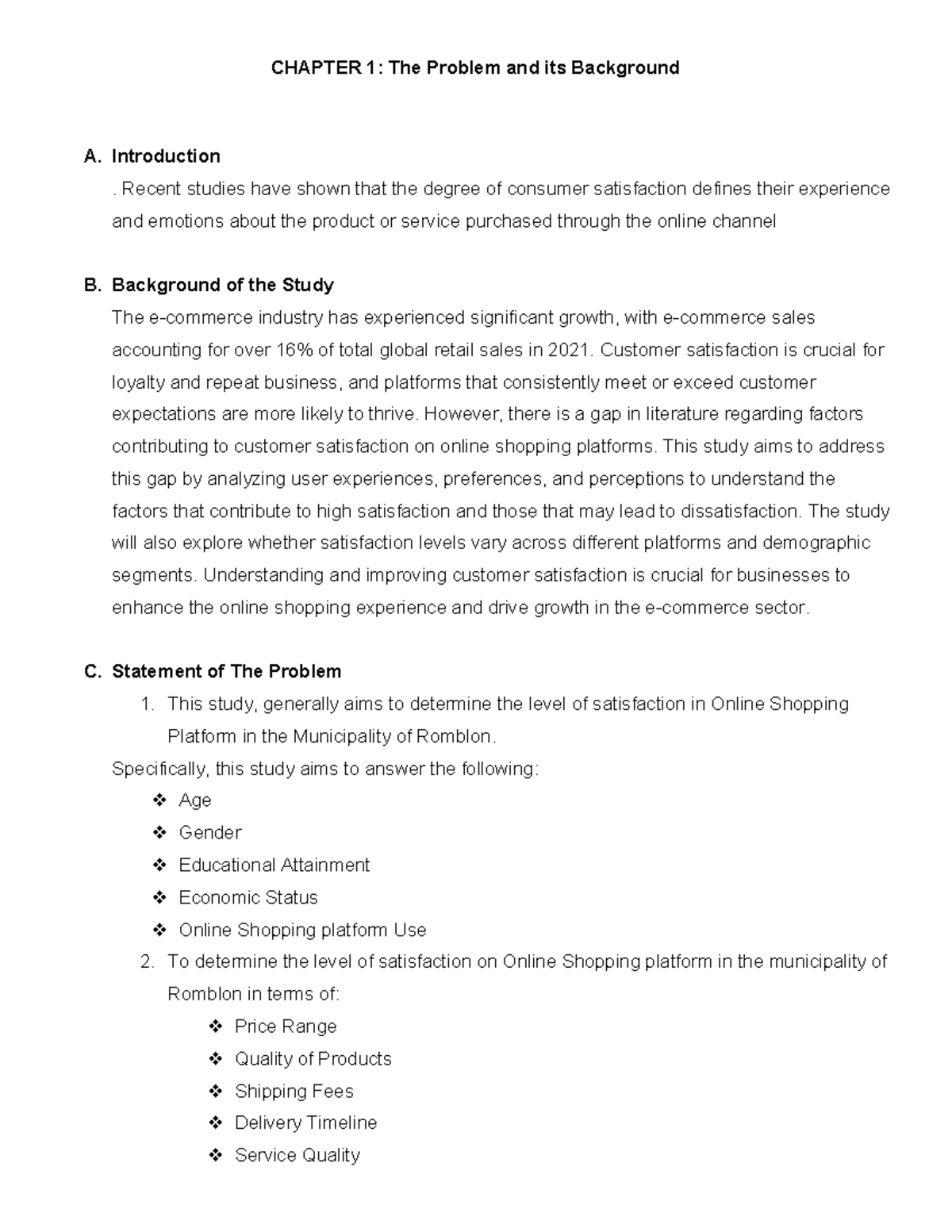 Chapter 1-3 - CHAPTER 1: The Problem and its Background A. Introduction ...