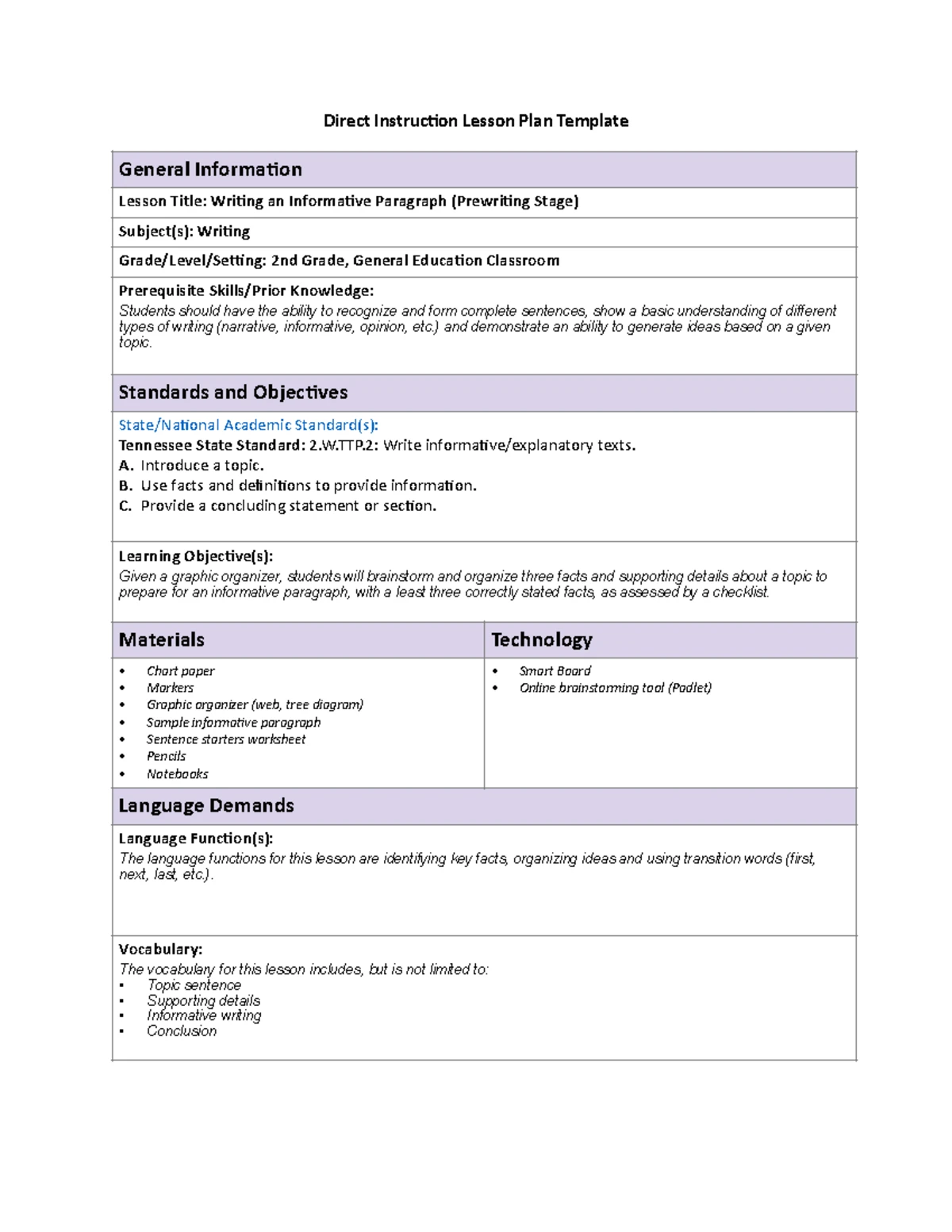 FBA/BIP D001 - Revised Functional Behavioral Assessment for Michael ...