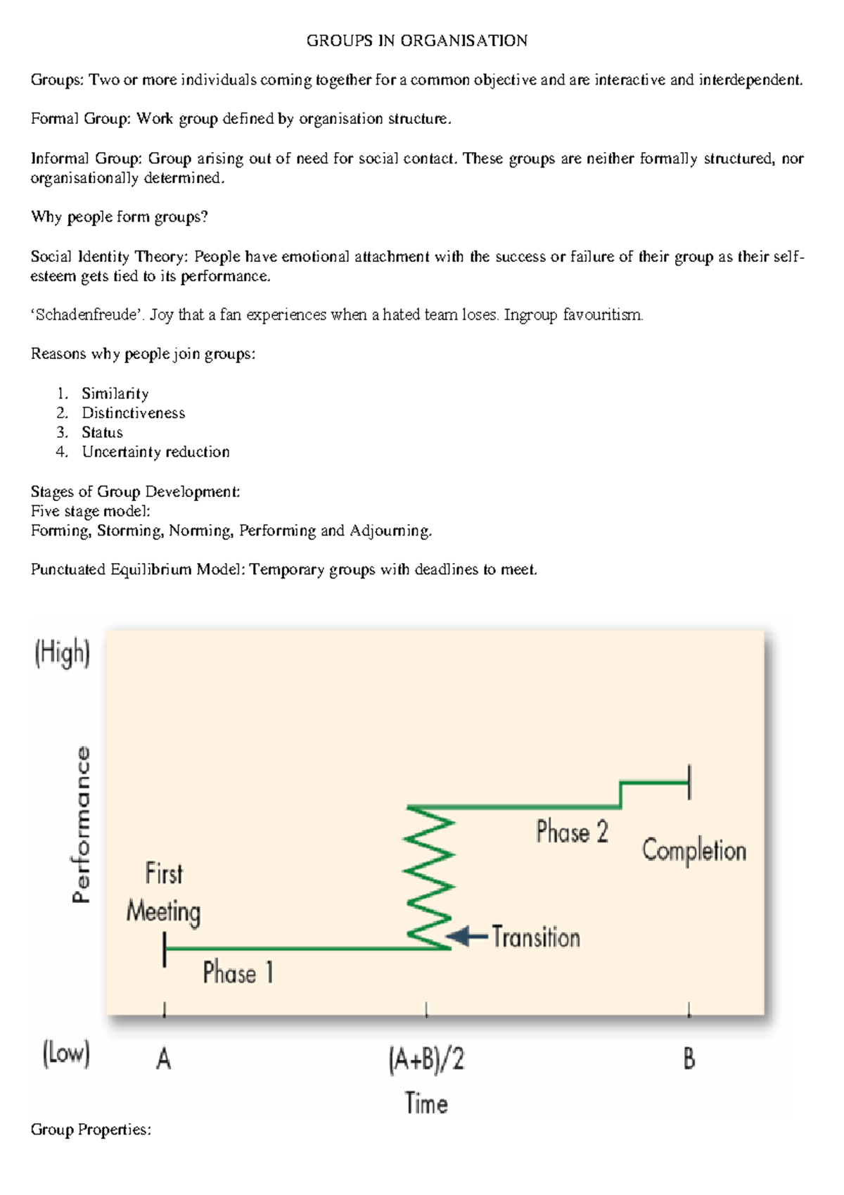 Organizational Behaviour (CC 101- OBHRM) - Group Dynamics & Culture ...