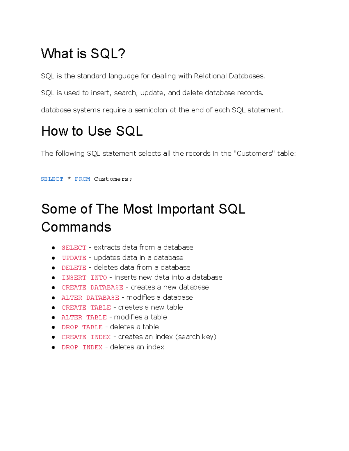 SQL Fundamentals and Commands: A Comprehensive Guide for Beginners ...