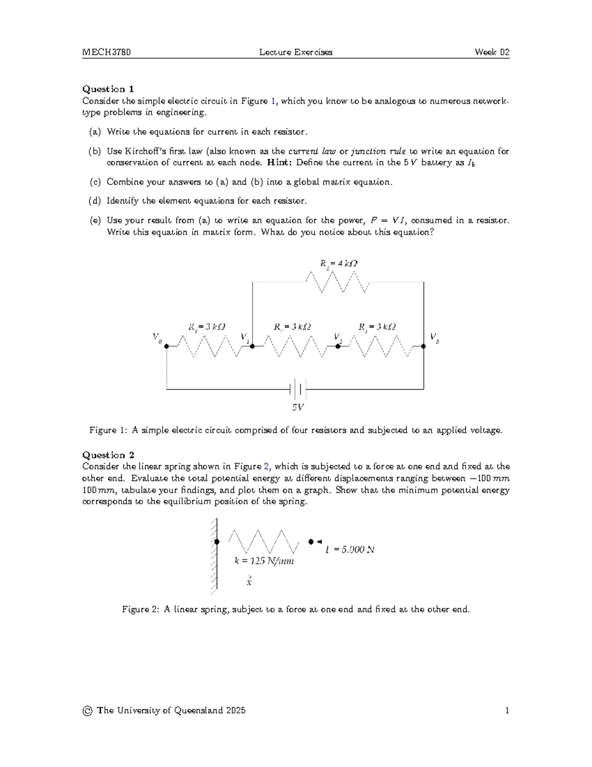 MECH3780 - 2024 Sample CFD Exam Solutions & Governing Equations ...