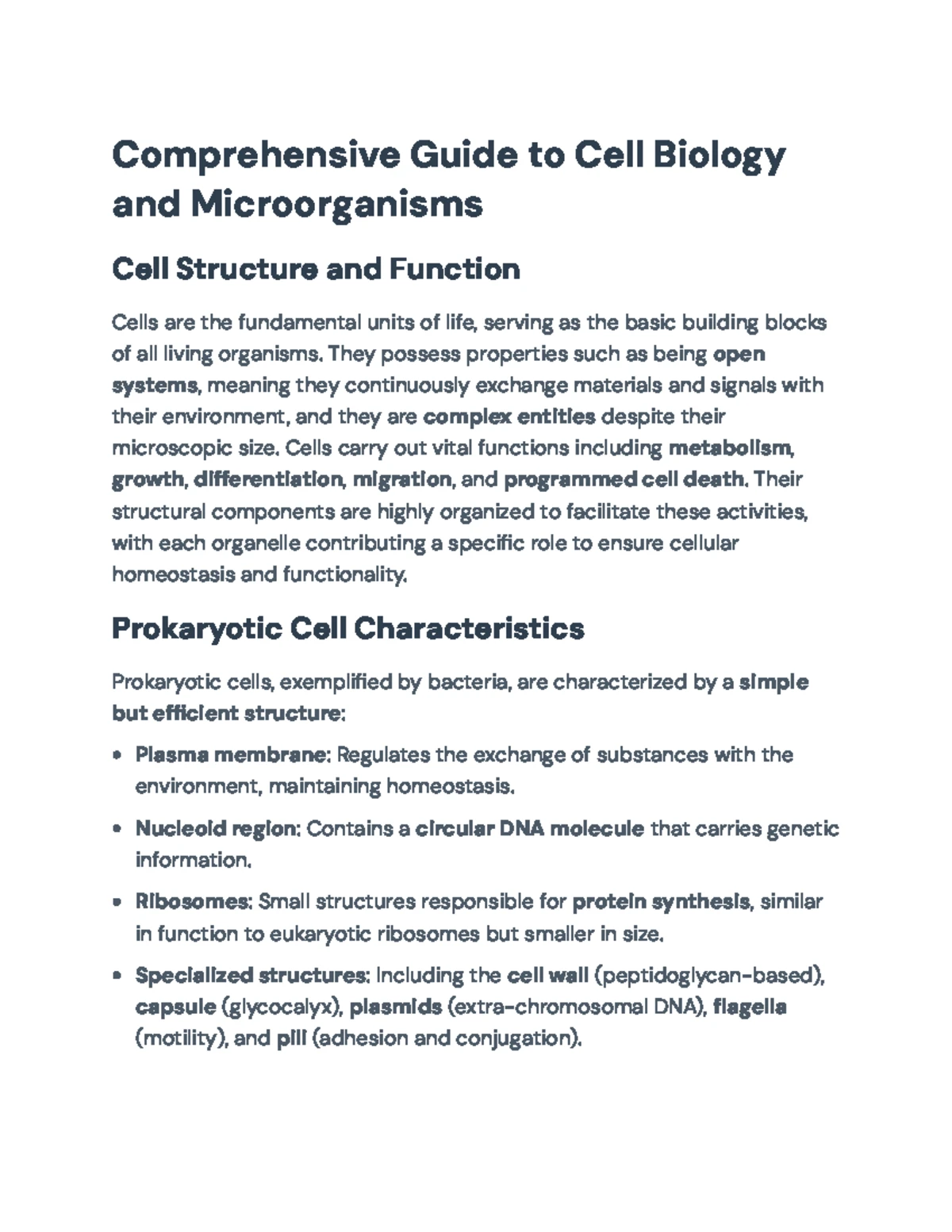 Comprehensive Guide on Cell Structure, Tissues, and Histology - BIO101 ...