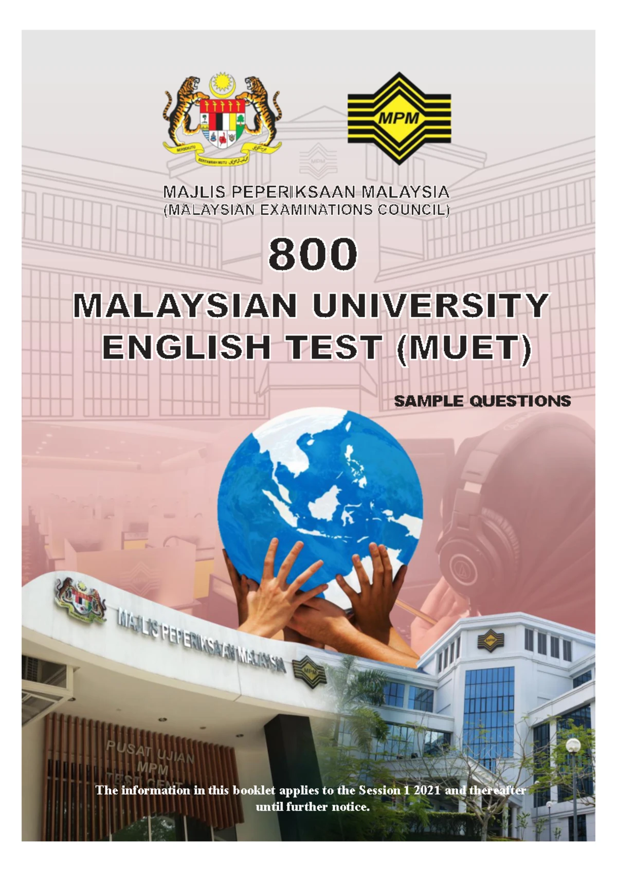 MUET S1-2022 Writing Paper 4: Exam Question & Instructions - Studocu