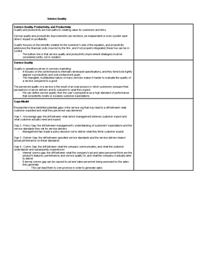 Managing Capacity and Demand: Key Strategies in BUS111 Notes ...