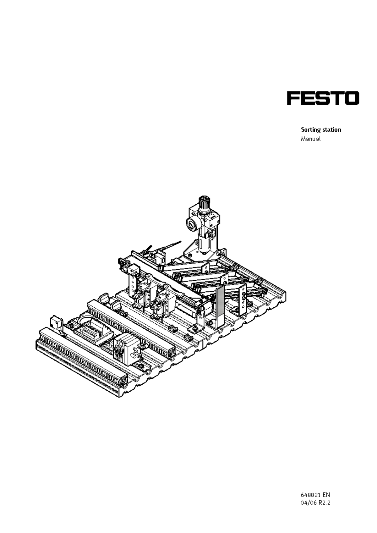 Festo Pneumatics Concepts: Sorting Station Manual (648821 EN) - Studocu