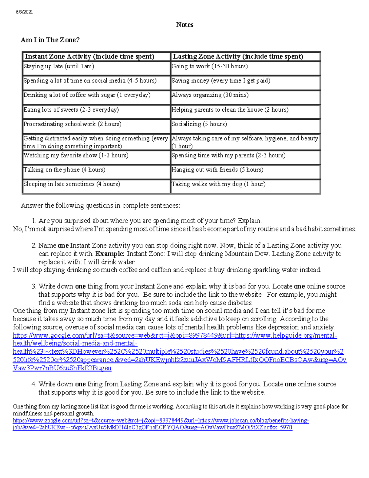 1.04 Peer Counseling Assignment: Analyzing Instant and Lasting Zone ...