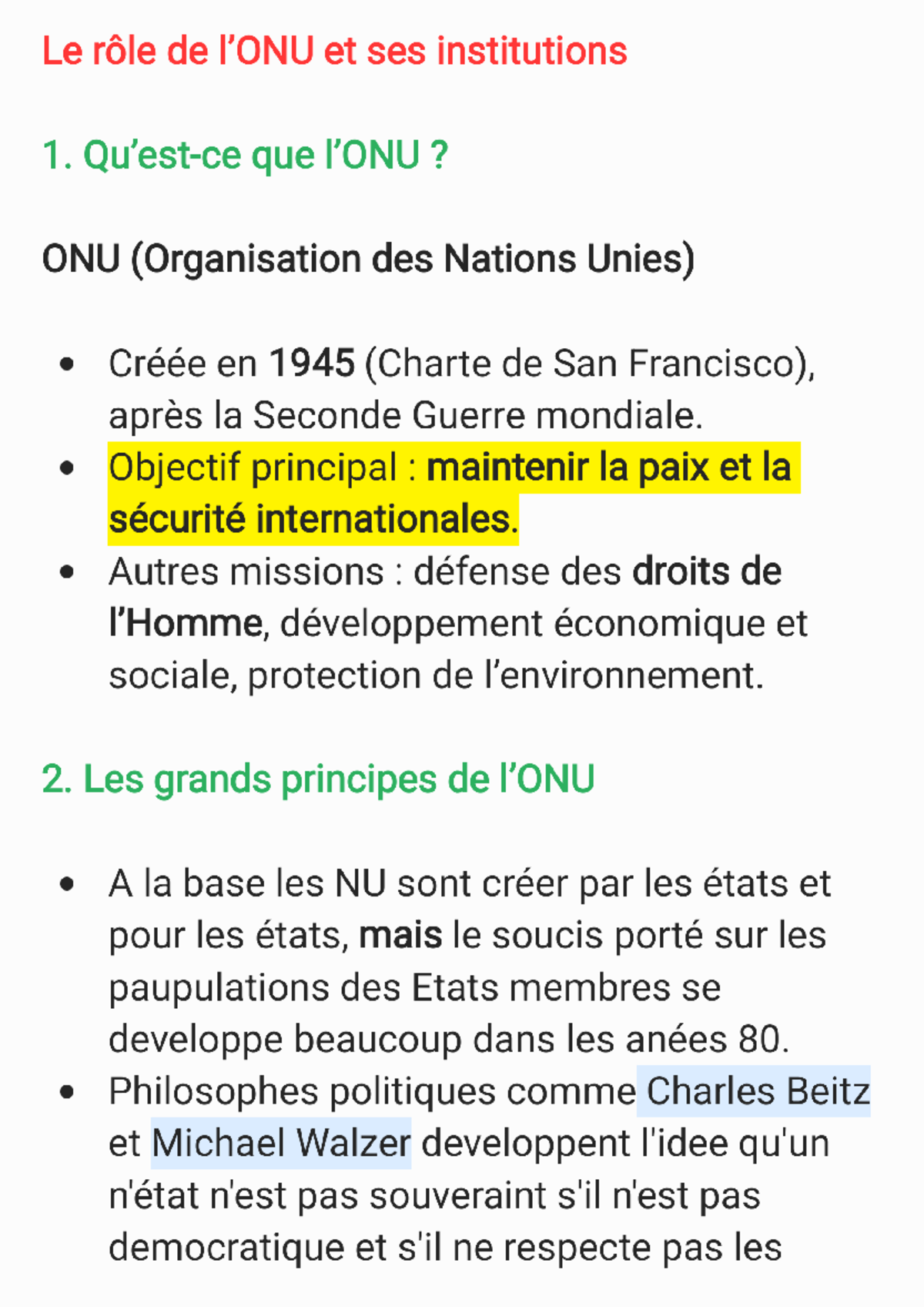 Fiches Chap 2 : Le Rôle de l'ONU et le Génocide au Rwanda (HIST 101 ...