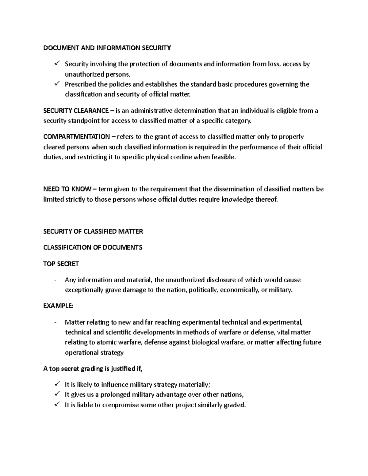 Security Inspection - Lesson 2 Security Inspection Is a tool to ...