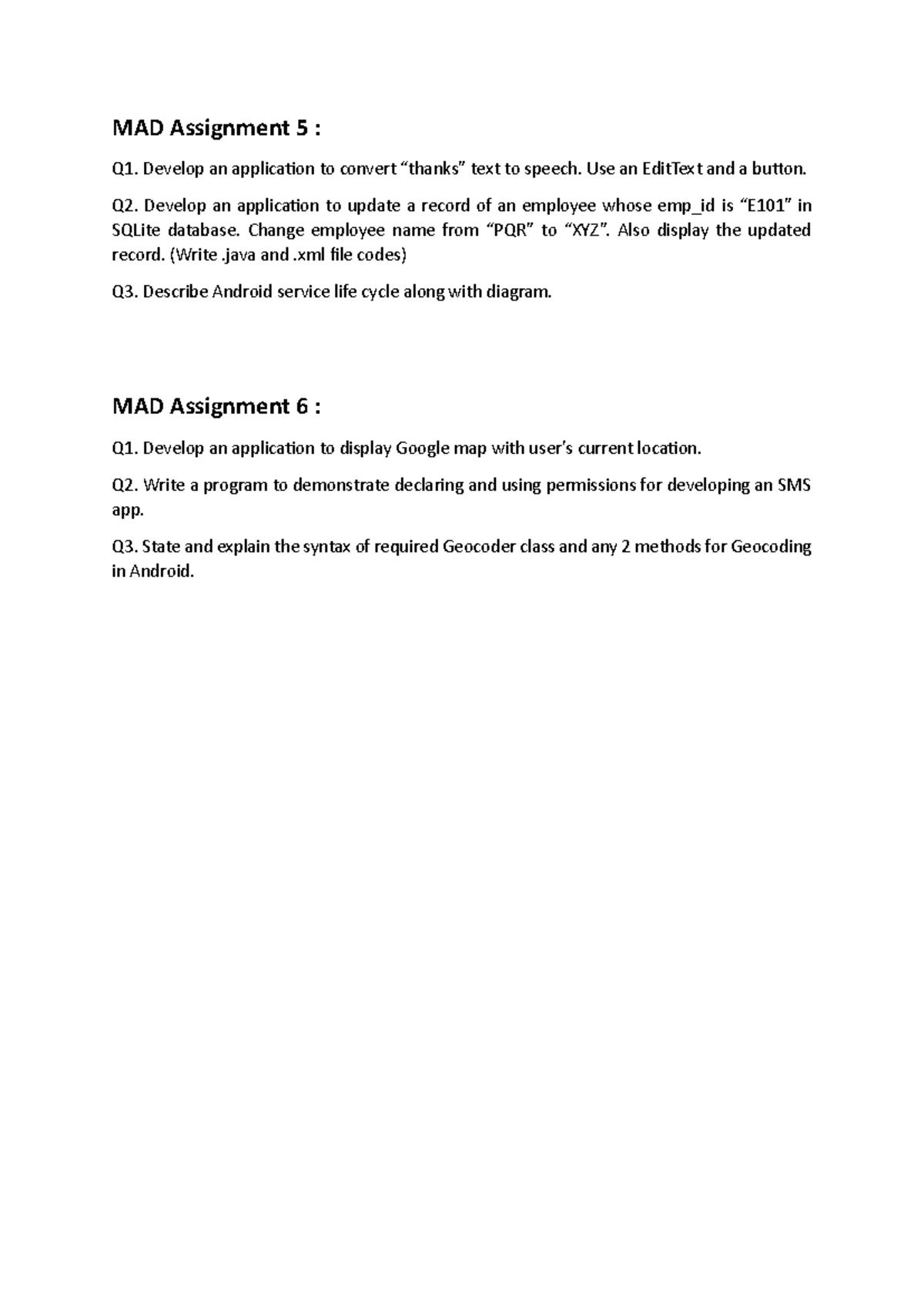 MAD Chap6 Notes - Security Model & Application Deployment in Android ...