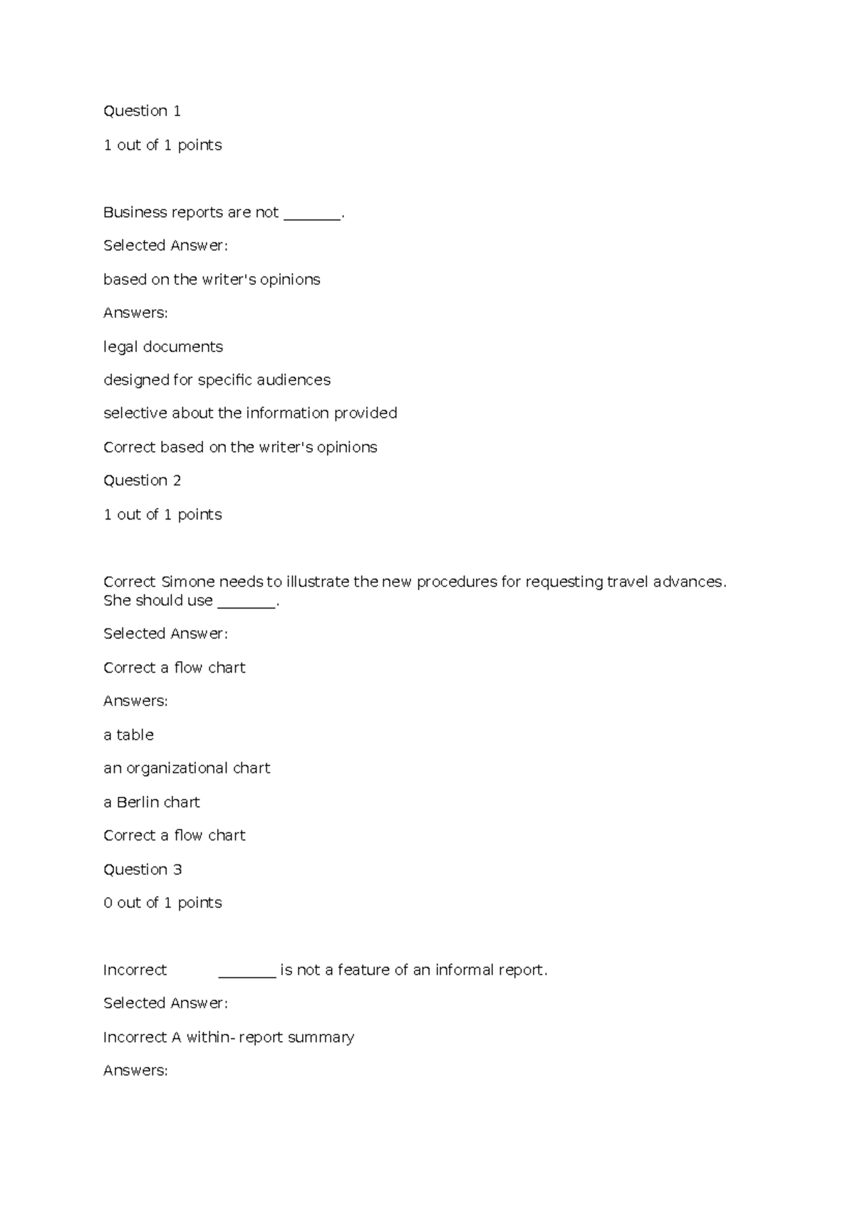 Chapter 11 - Key Concepts in Business Reporting - Studocu