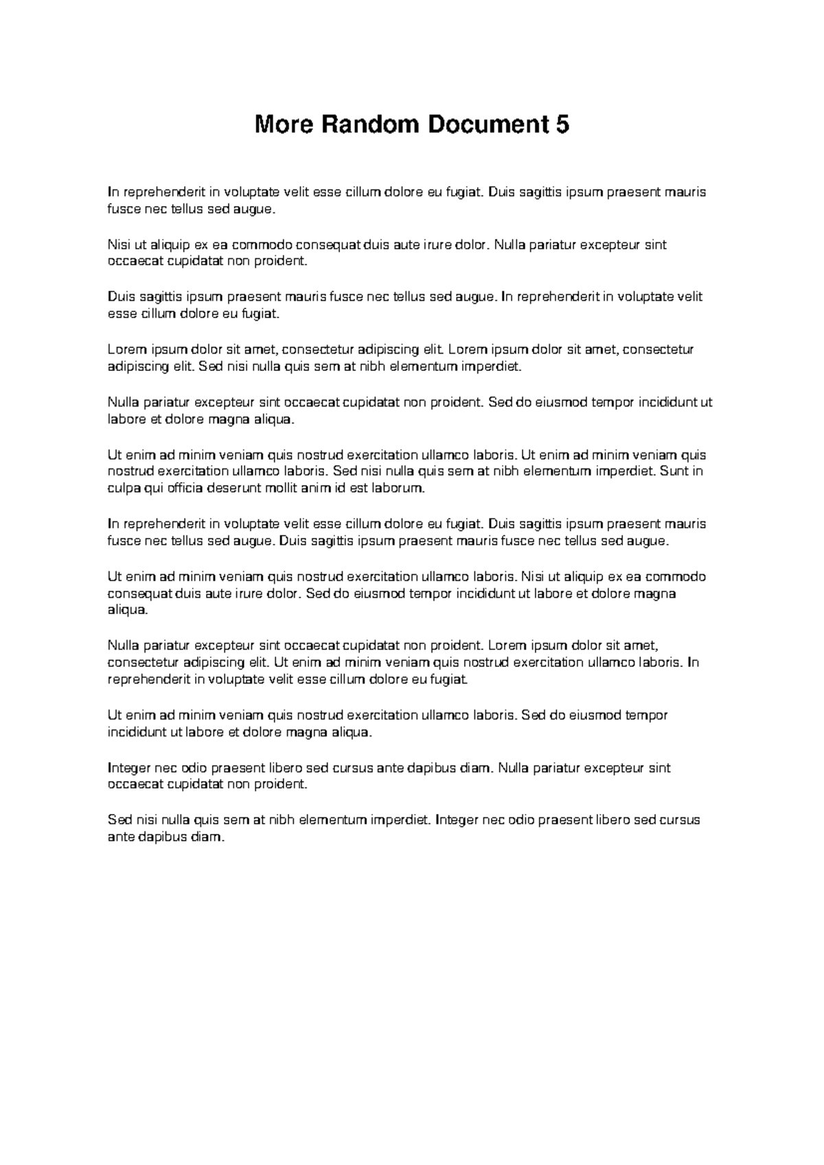 Random Document 5: Insights and Analysis - Studocu