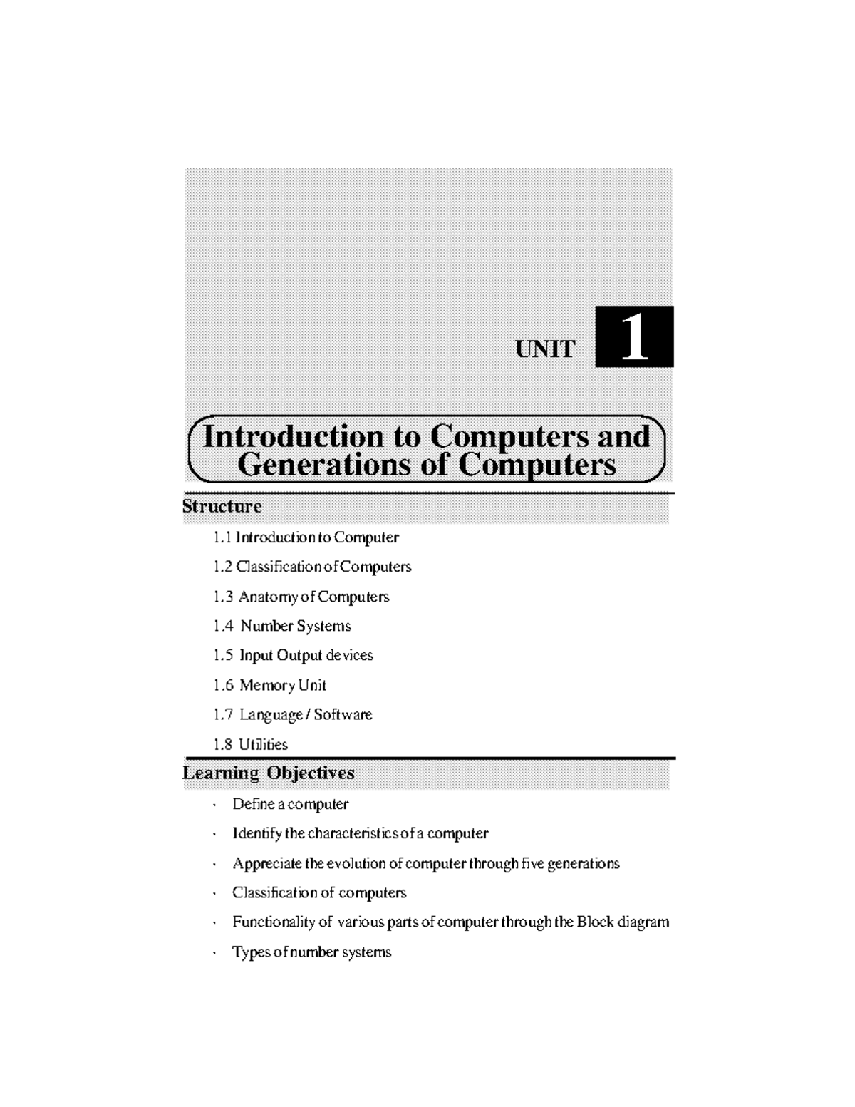 BIT 101 Lecture: Intro to Computers - Basics & Classifications - Studocu