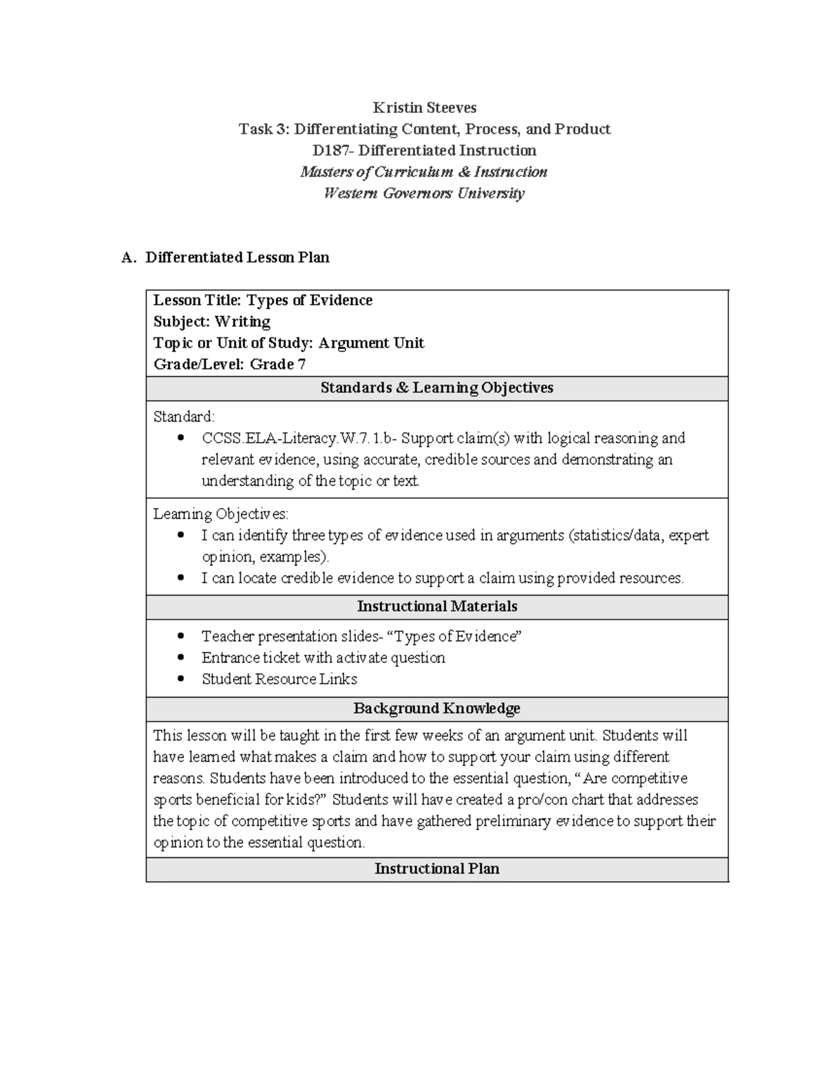 D629 - Task 2: Comprehensive Professional Growth Plan for Educators ...