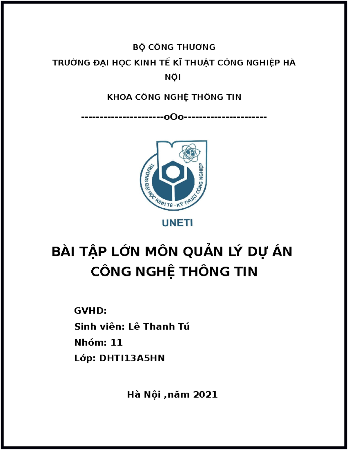 Nhóm 11 - dfasdf - BỘ CÔNG THƯƠNG TRƯỜNG ĐẠI HỌC KINH TẾ KĨ THUẬT CÔNG ...