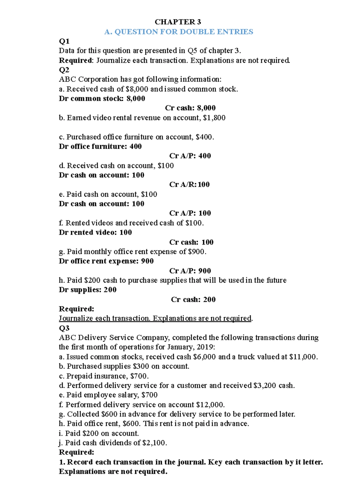 CHAPTER 3 Task 1: Accounting for Fixed Assets in Company X (CU: VND ...