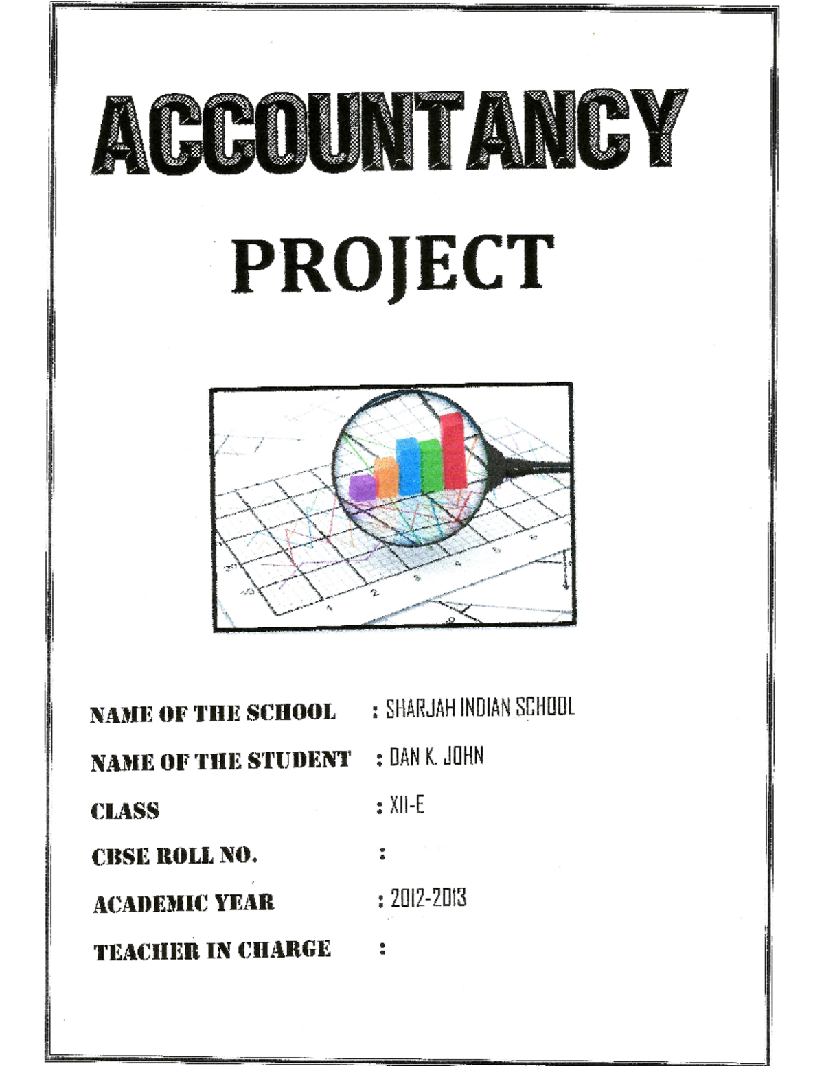 Accountancy Project 2013: Ratios Analysis and Insights - Studocu