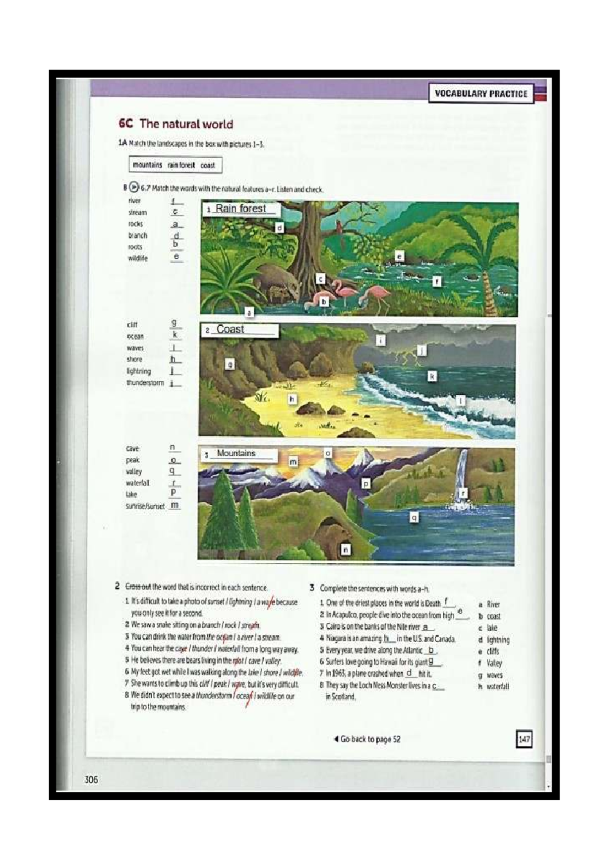 Natural World Vocabulary JS: Landscapes and Features Matching - Studocu