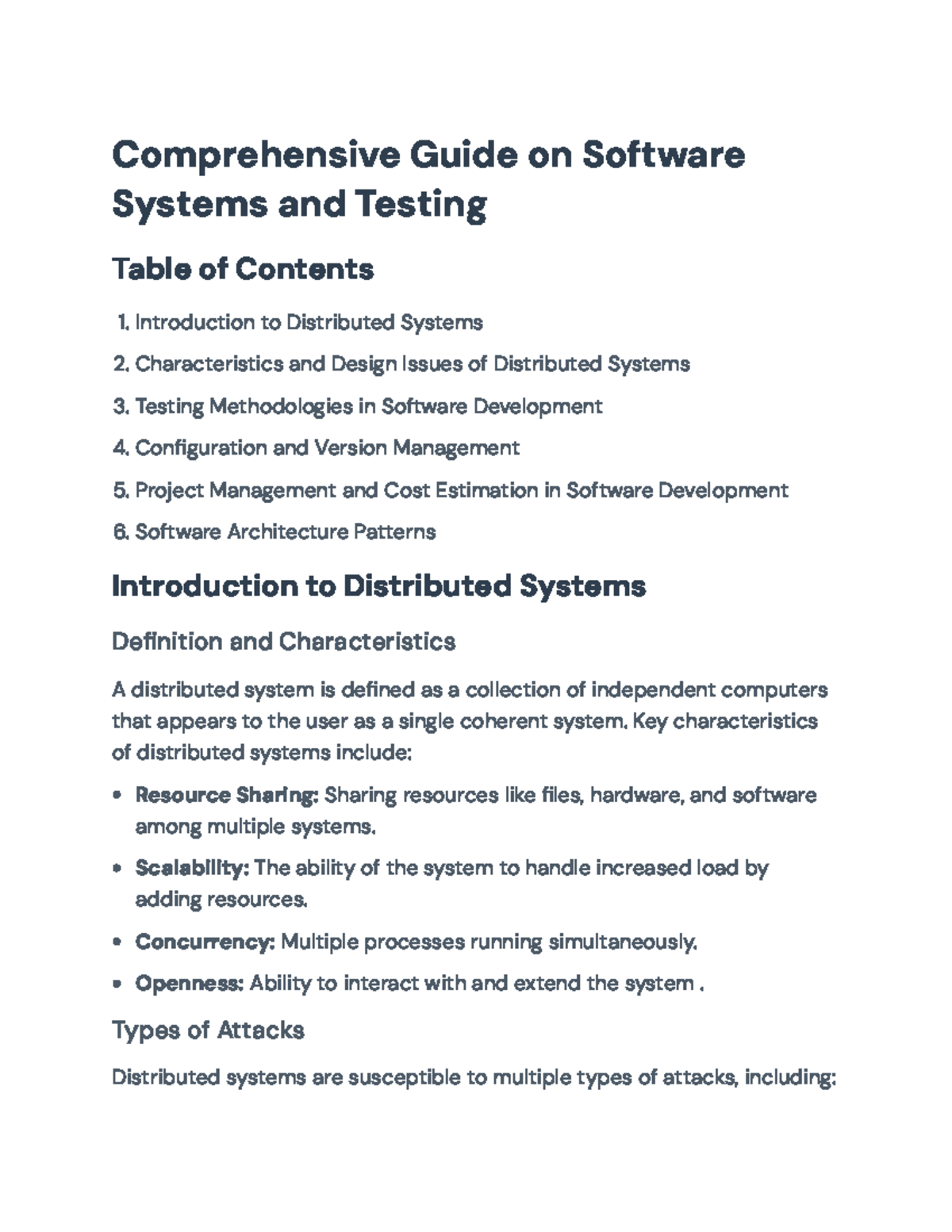 Software Systems & Testing: A Comprehensive Guide - Comprehensive Guide ...