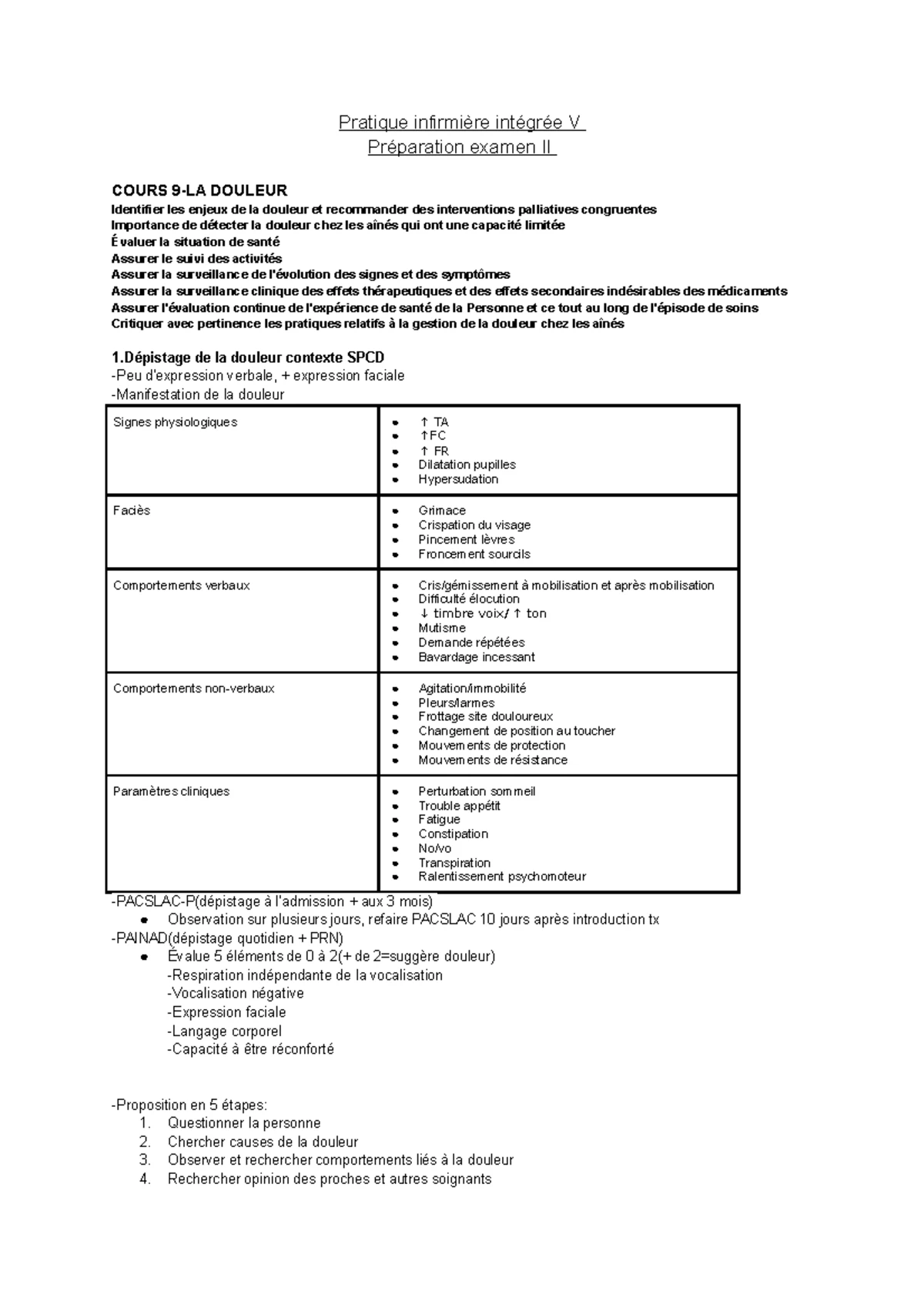 Etude de cas chap - Note de cours pratique infirmière V - © ERPI, tous ...