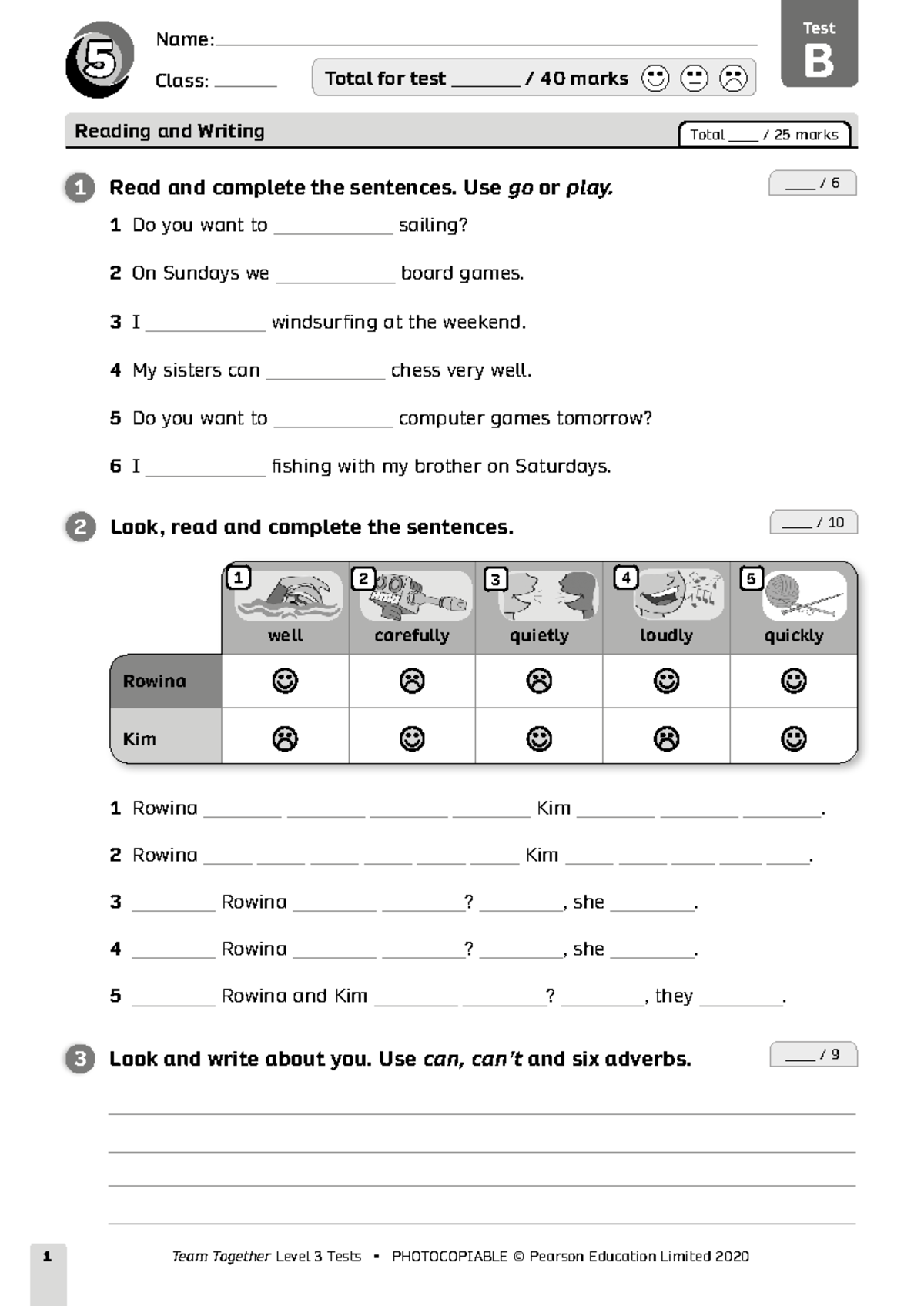 Unit 5B Handout: English Course Test Preparation - Studocu