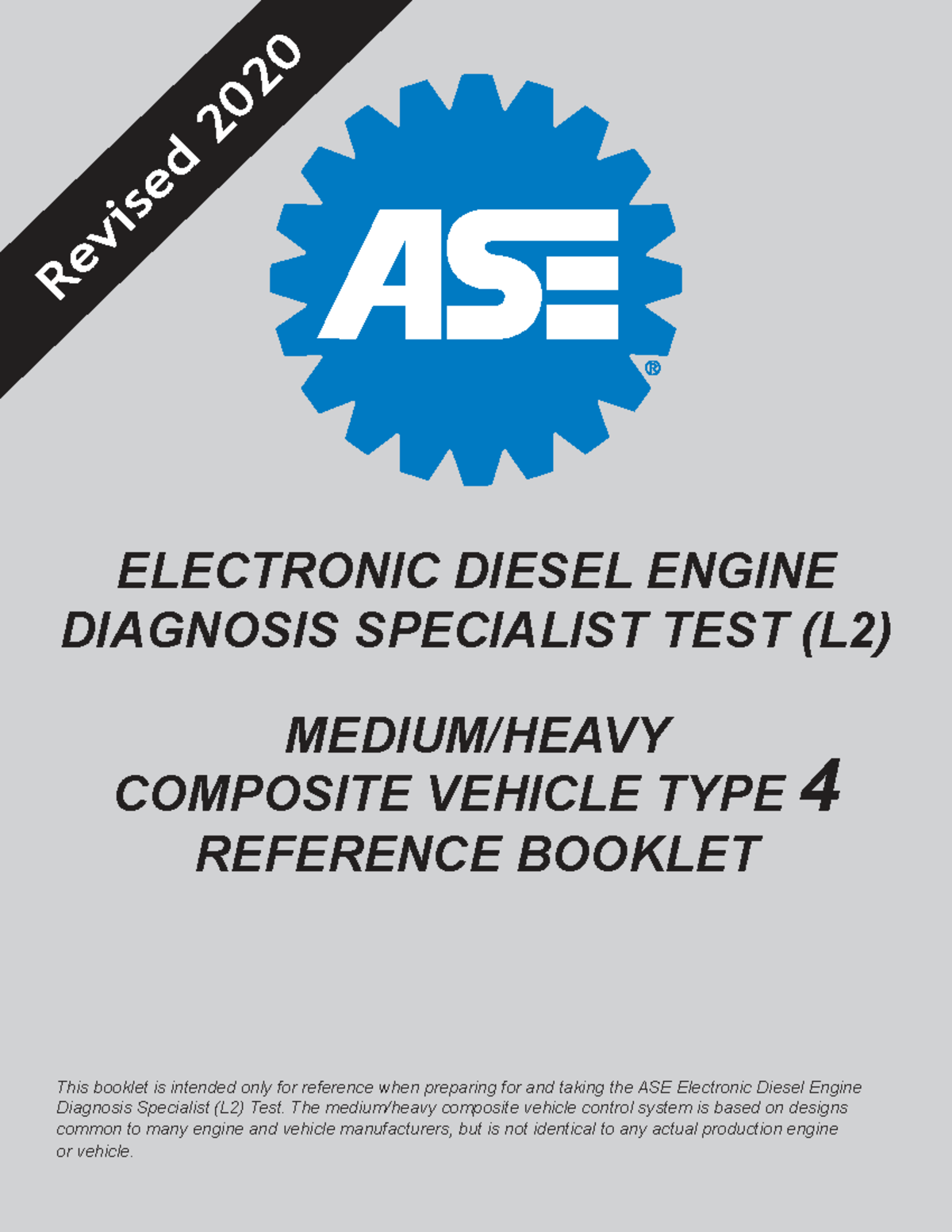 ASE L2 Electronic Diesel Engine Diagnosis Specialist Test Reference ...