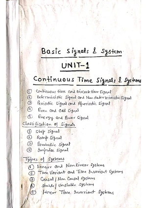 BSS Unit 01 - Comprehensive Class Notes for Students - Studocu