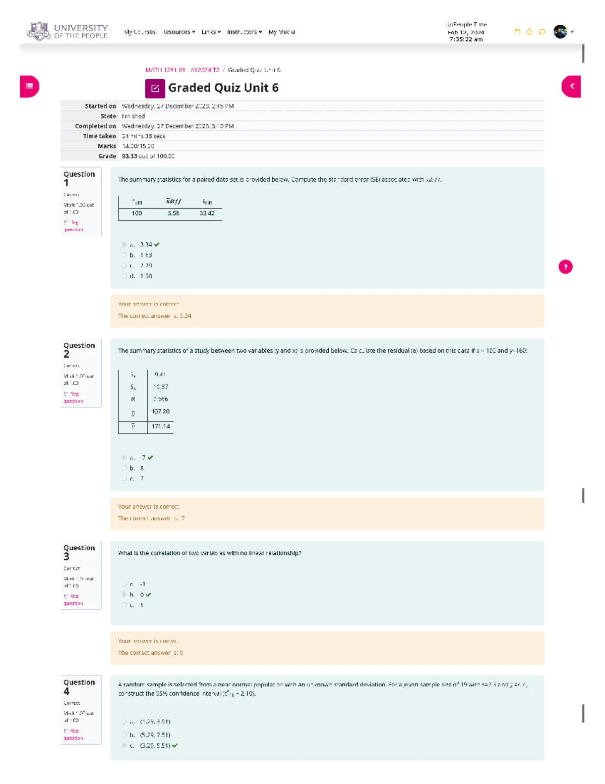 Learning Guide Unit 5 - MATH 1281: Power Calculations & ANOVA - Studocu