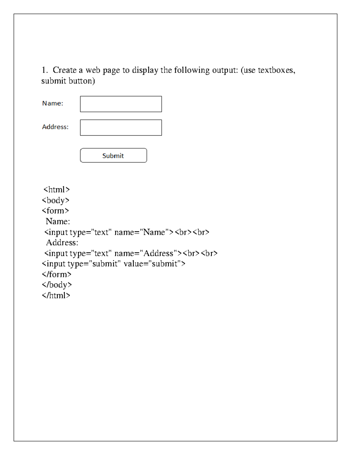 E-commerce Assignment 101: HTML Web Page Creation Guide - Studocu