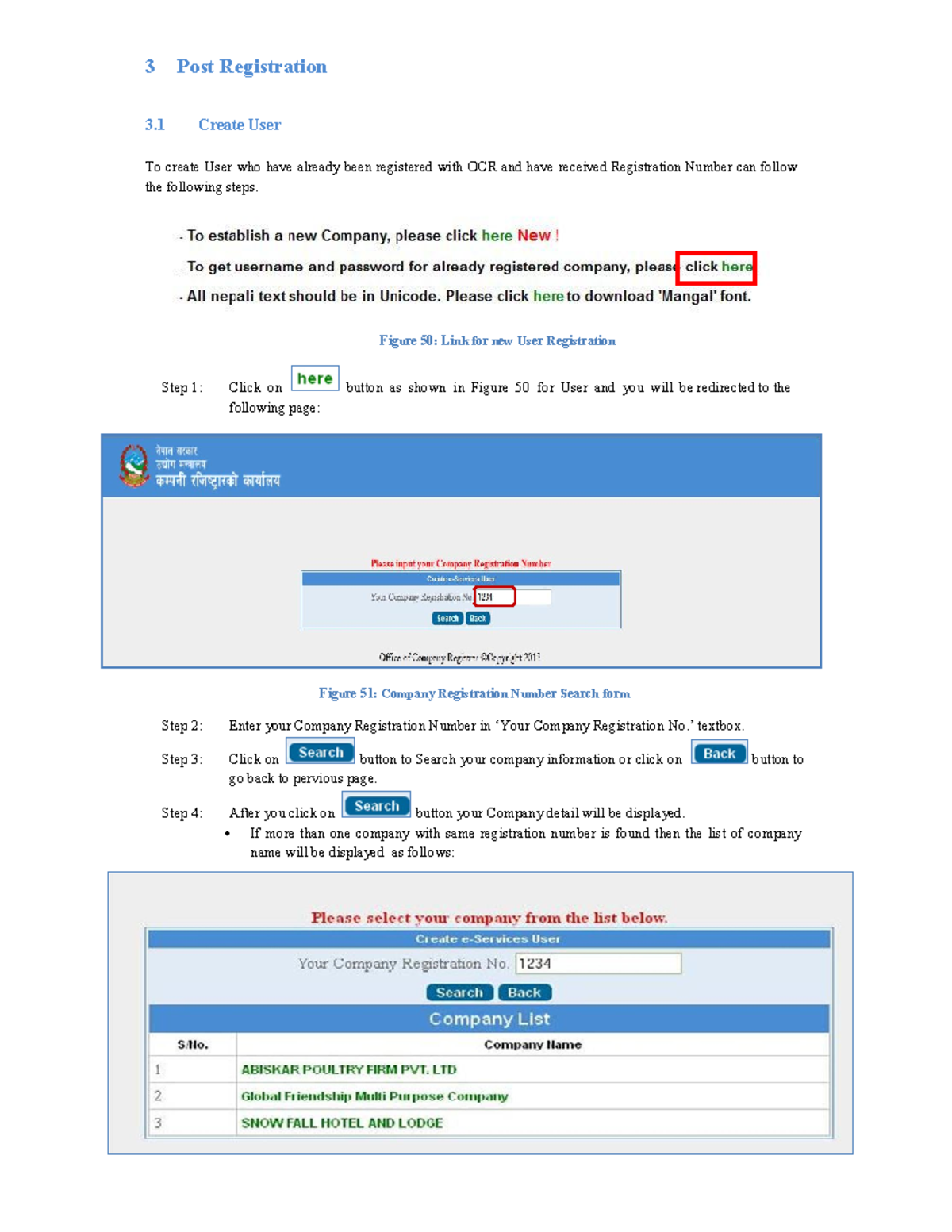Post Registration Steps and Procedures for OCR e-Services - Studocu