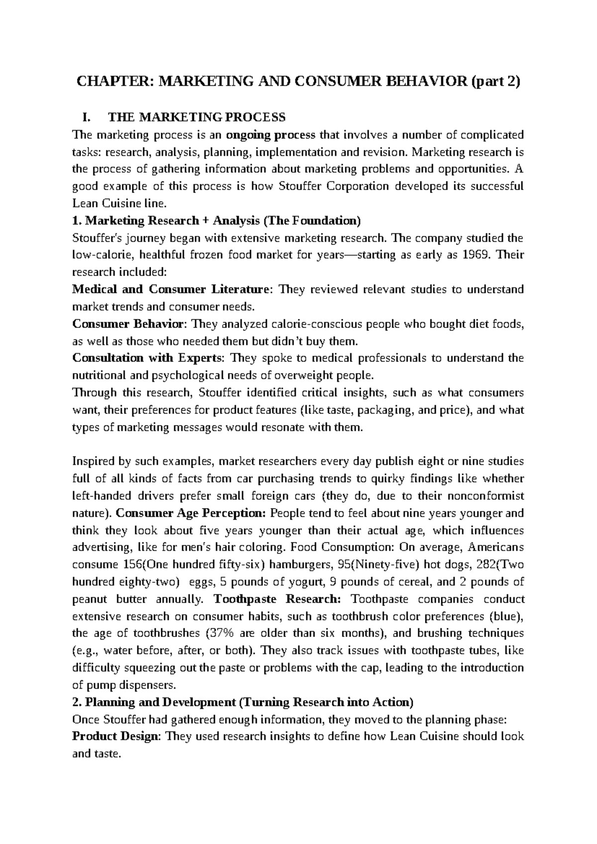 Handout Group 8 - sfdgdfgs - CHAPTER: MARKETING AND CONSUMER BEHAVIOR ...
