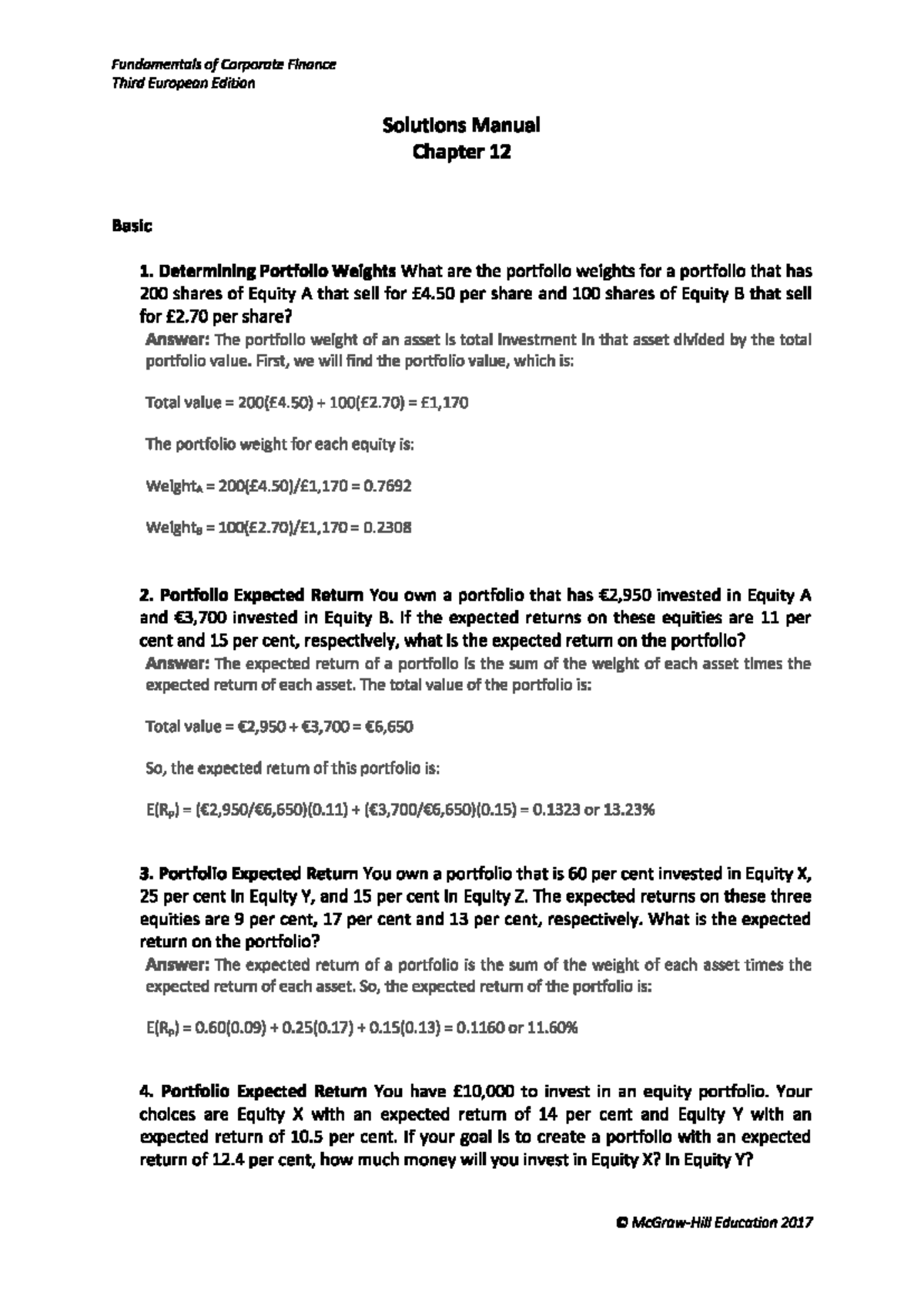 Chapter 12 Summary & Key Questions Analysis - Studeersnel