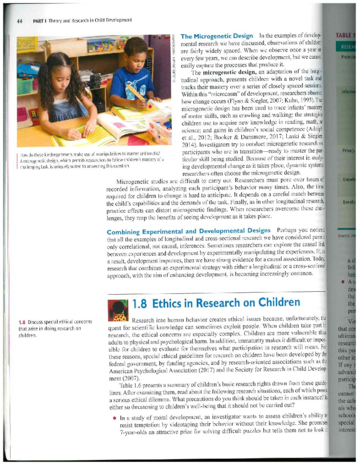 Ch1 44-49: Lecture on Microgenetic Design in Child Development - Studocu
