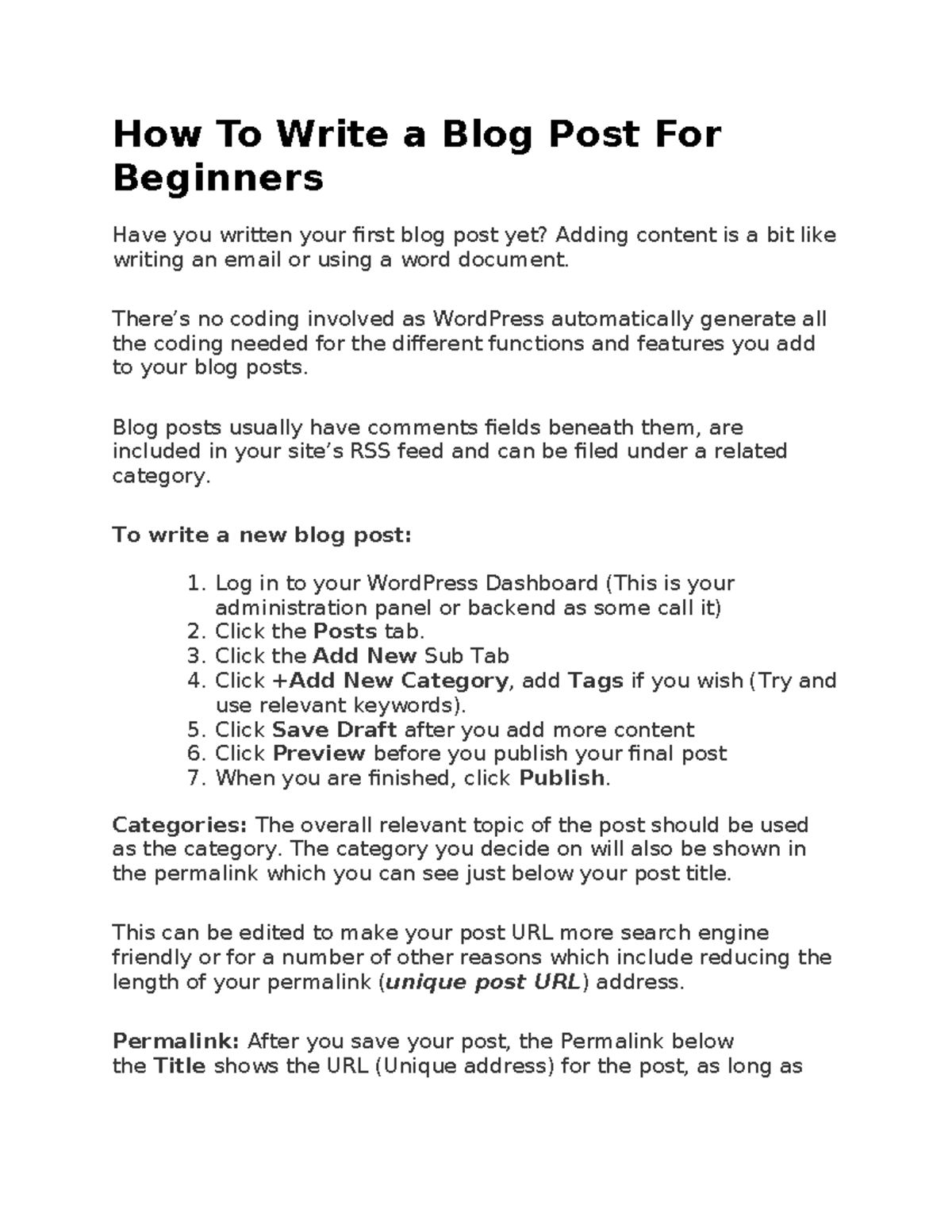 3 Simple Techniques For How To Start A Blog Beginner's Guide - Vanessa Gowora thumbnail