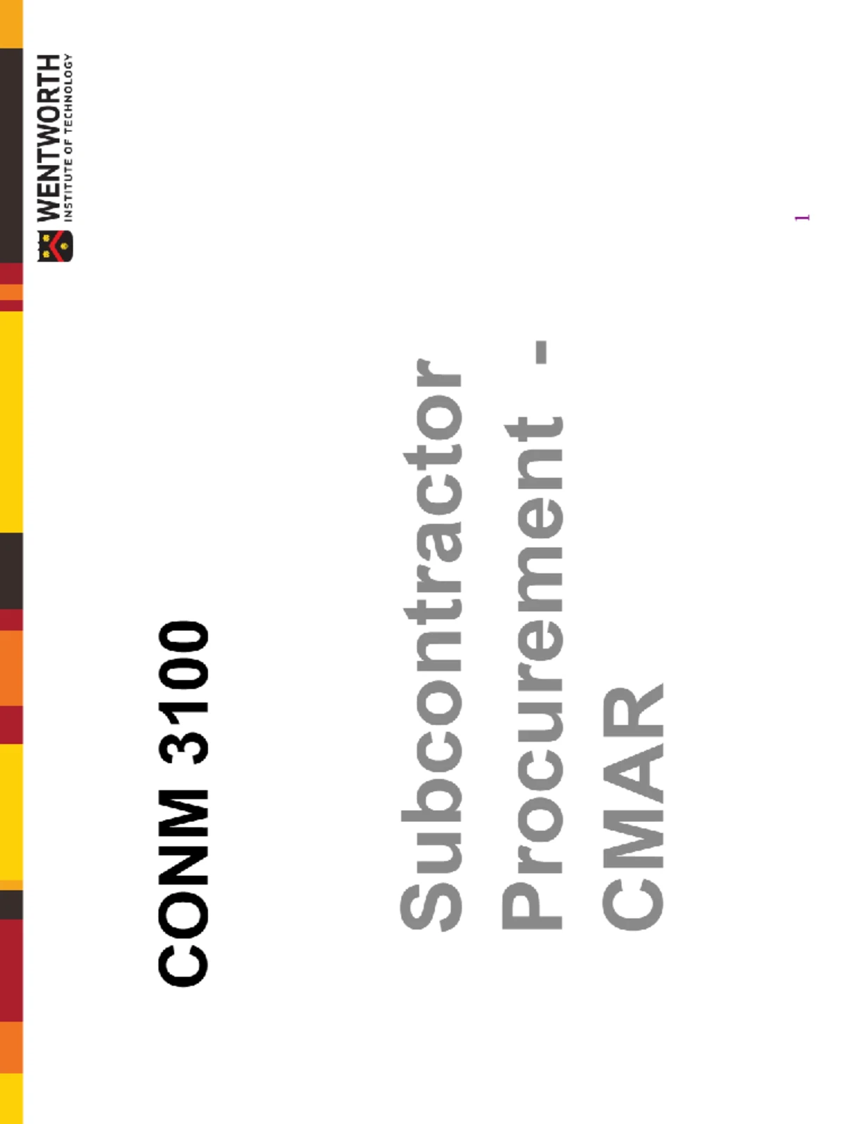 CONM 3100 Project Management Stages: A Comprehensive Guide - Studocu