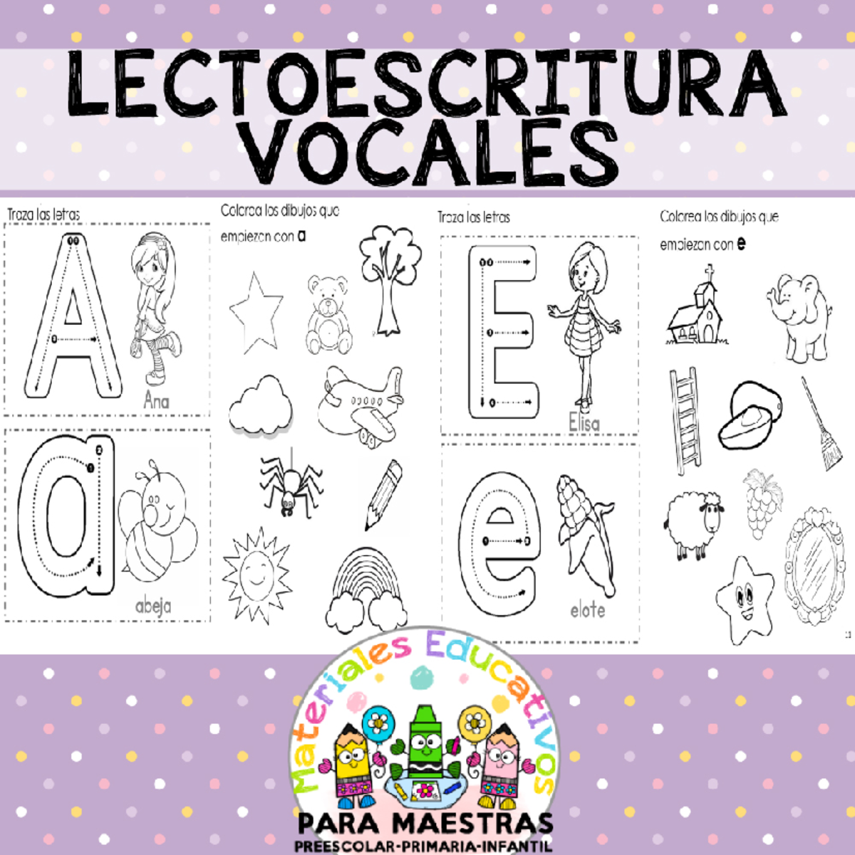 LECTURA Y ESCRITURA DE VOCALLES - MAESTRAS 00 - Studocu