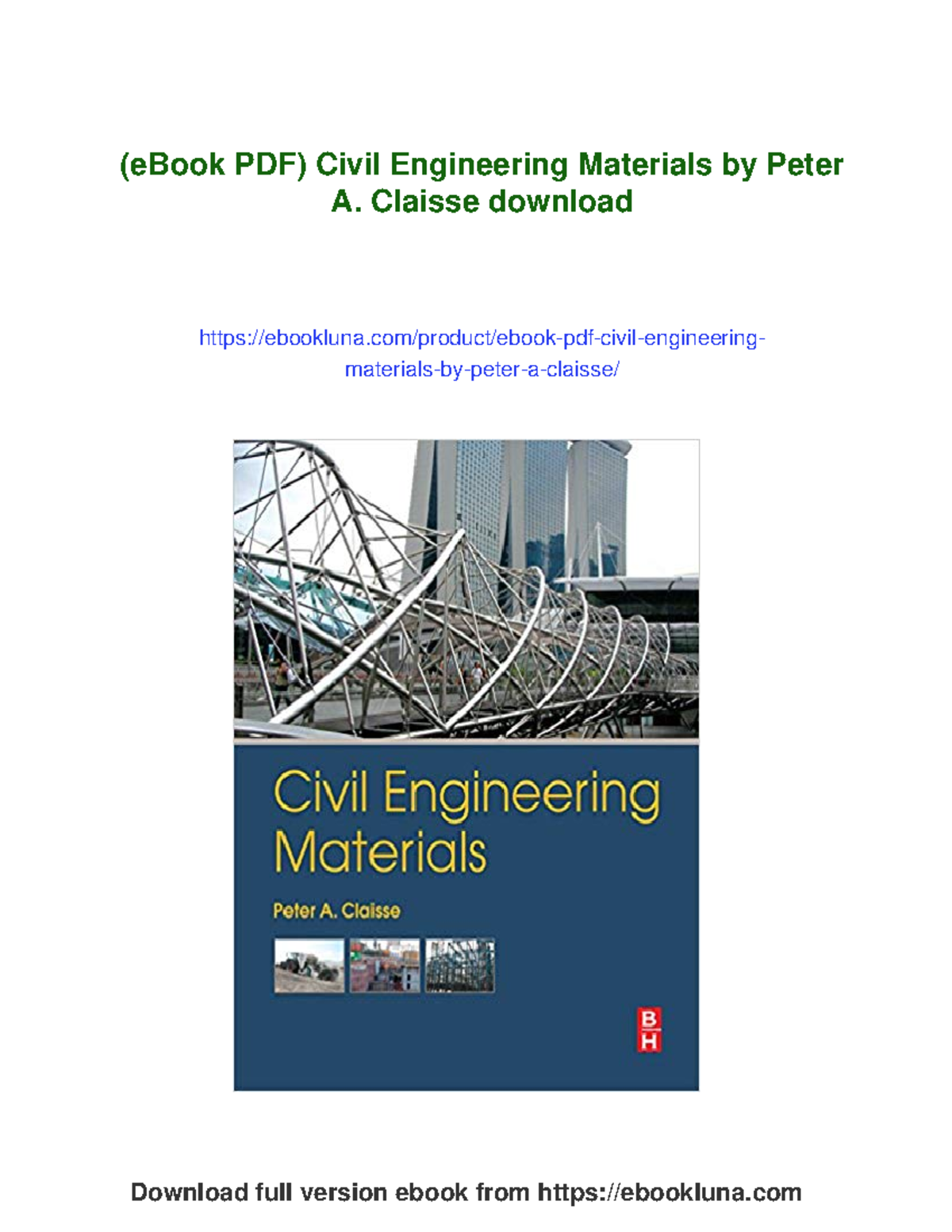 Civil Engineering Materials: Key Concepts and Applications GATE 2019 ...