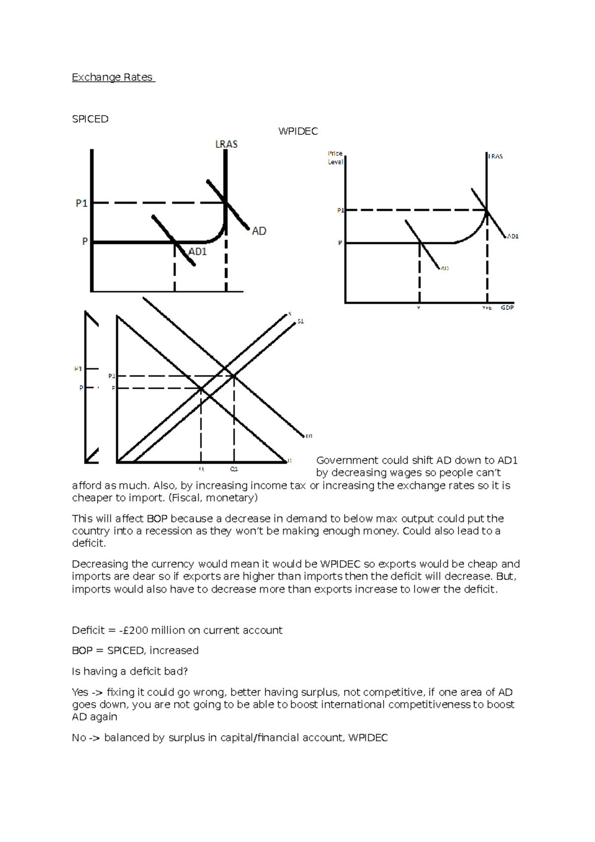ECO 101 Final Exam Notes: Understanding Exchange Rates and Their Impact ...