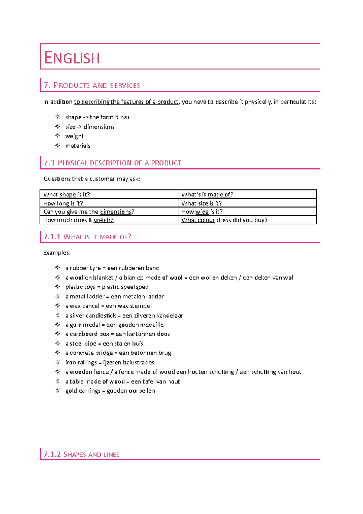 English for Business Communication - Semester 2 Study Notes - Studocu