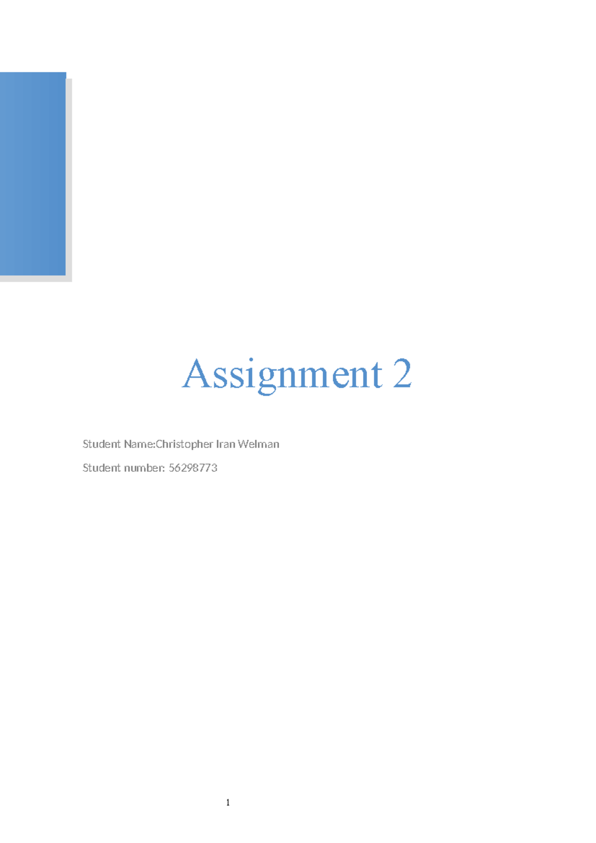 Integrated Social Work Process: Assignment 2 Analysis - Studocu