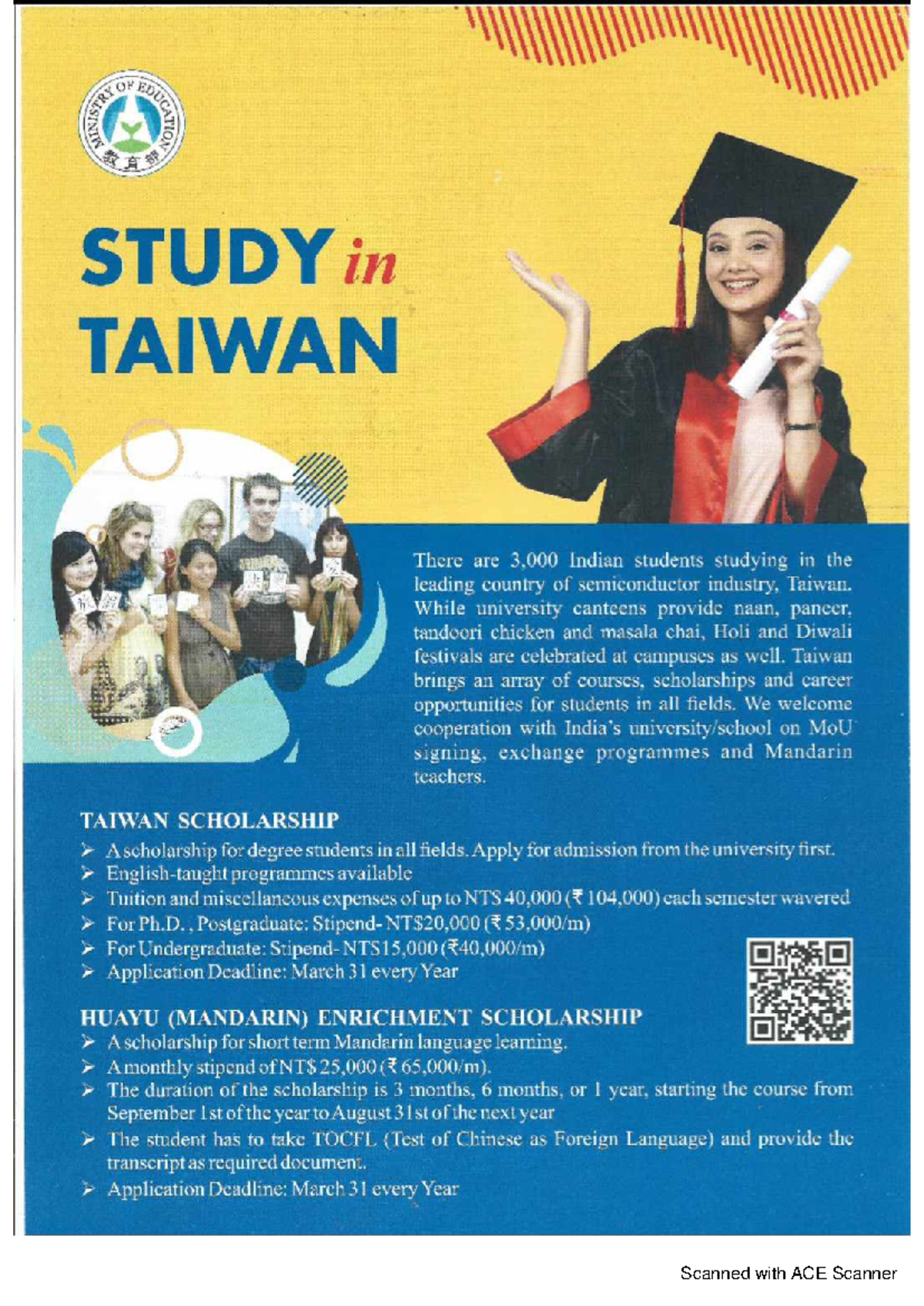 Taiwan Study Opportunities for Indian Students: Scholarships & Courses ...