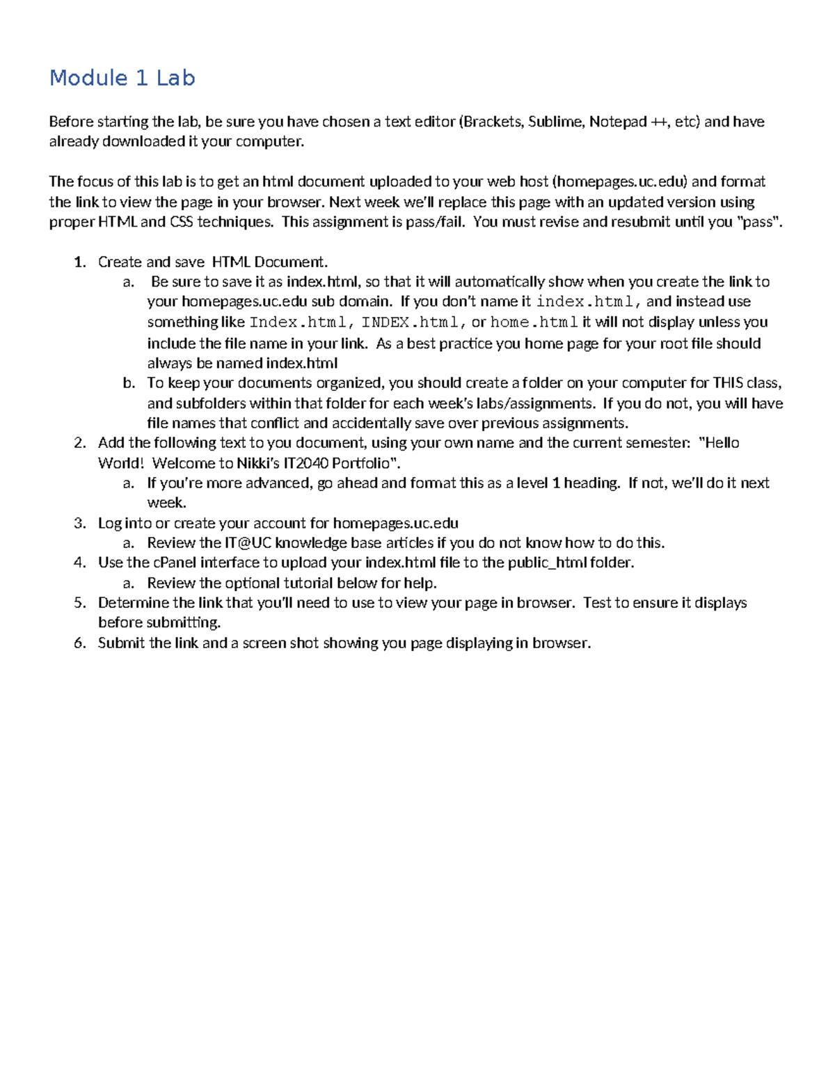 IT2040 Lab Book 2022 - Making it easeir for begginer to use Java ...