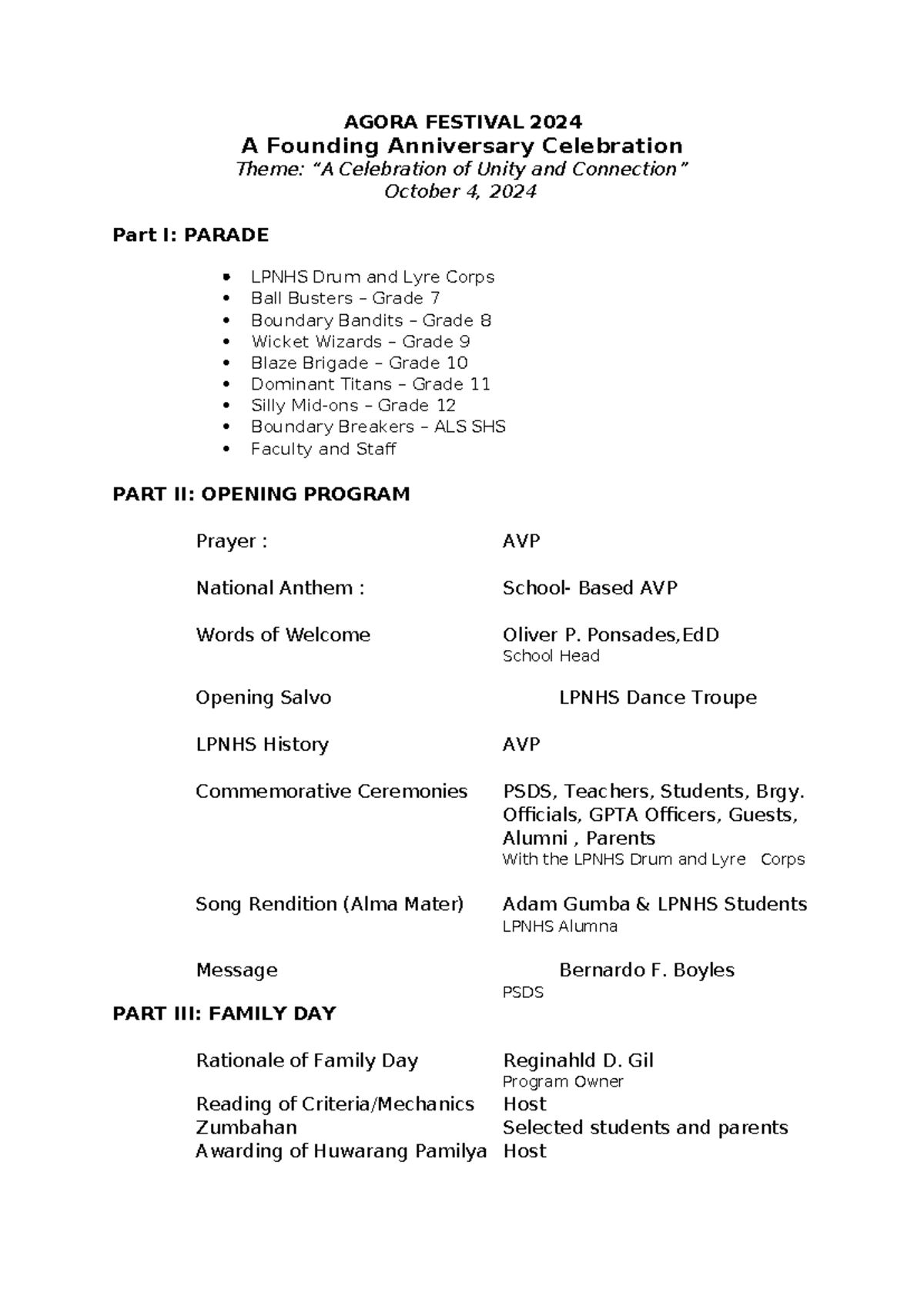 Agora Festival 2024: Activities & Guidelines for Foundation Day ...