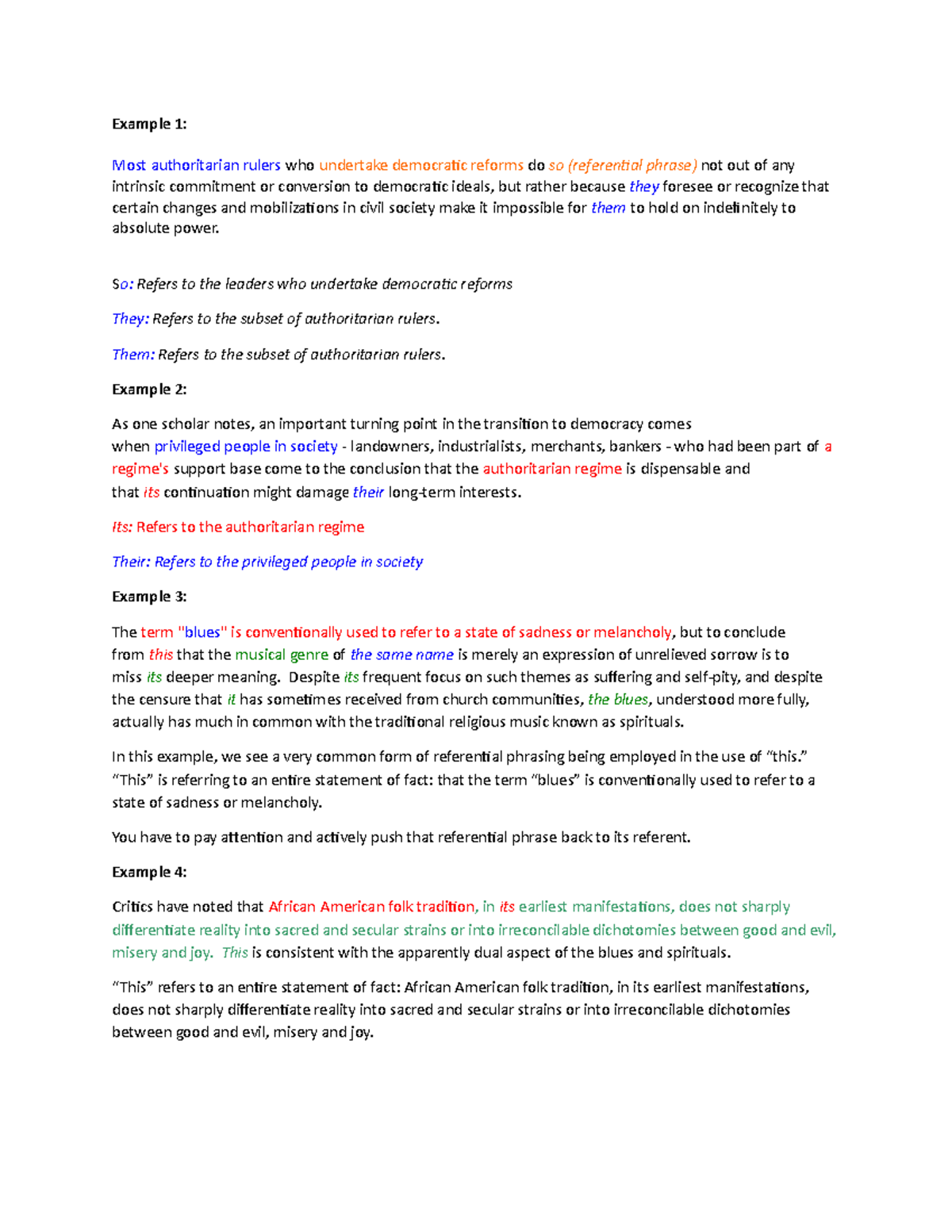 Ref Phrases Illustrated: Understanding Their Use and Impact - Studocu
