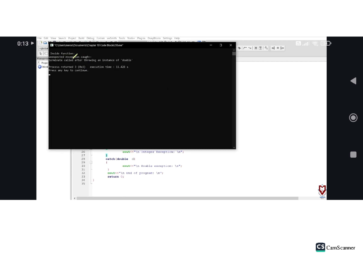 Error Handling in C++: Exception Management (MERO.CS) - Studocu