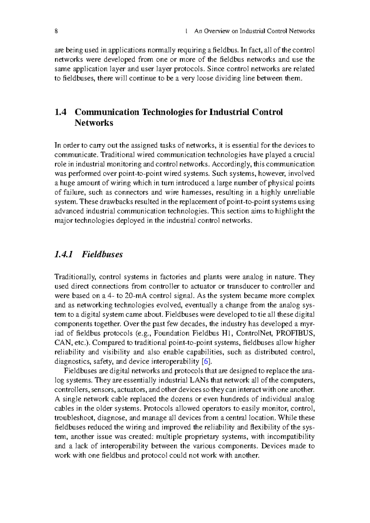 Sensors and Computer Measurement: An Overview of Control Networks - Studocu