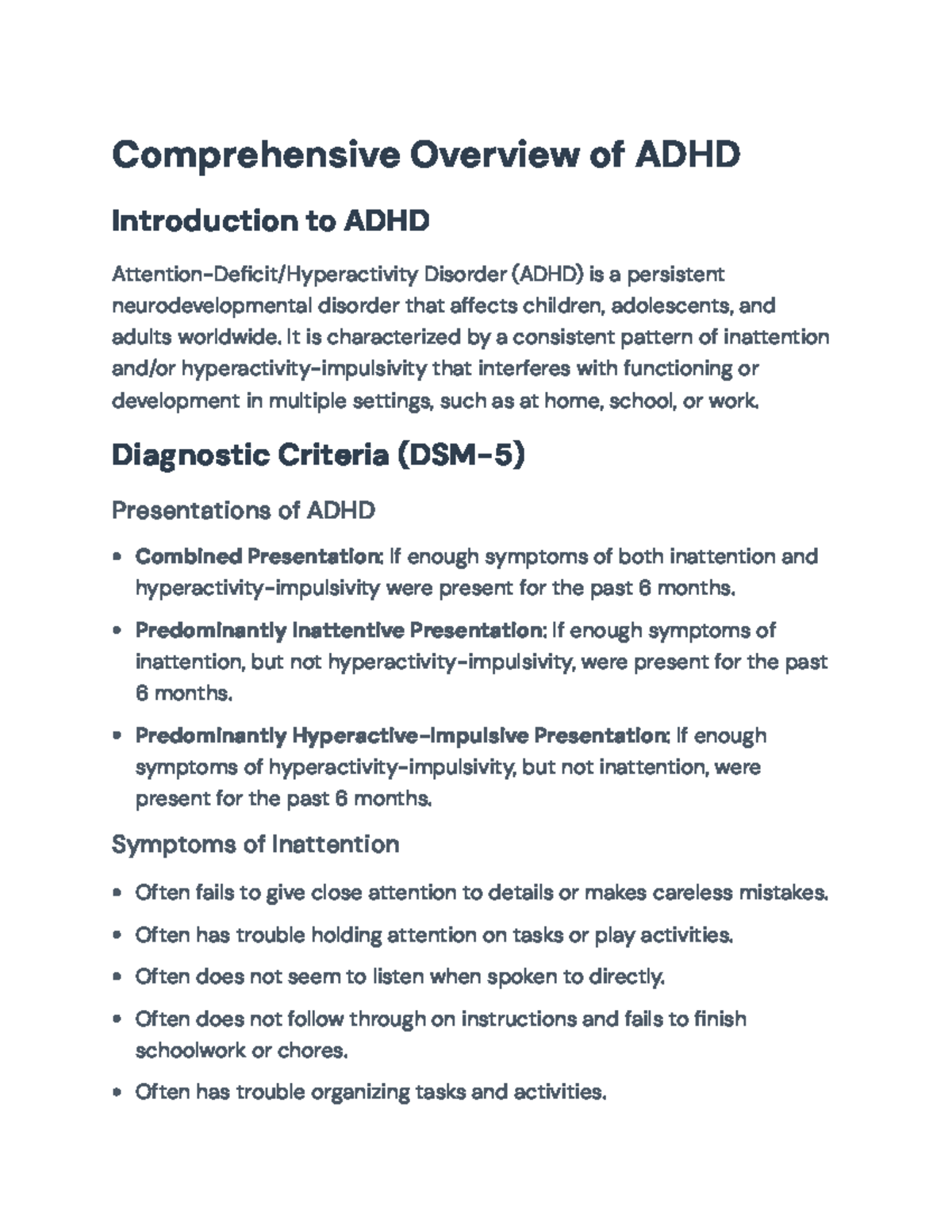 Stunning Adhd Overview And More image