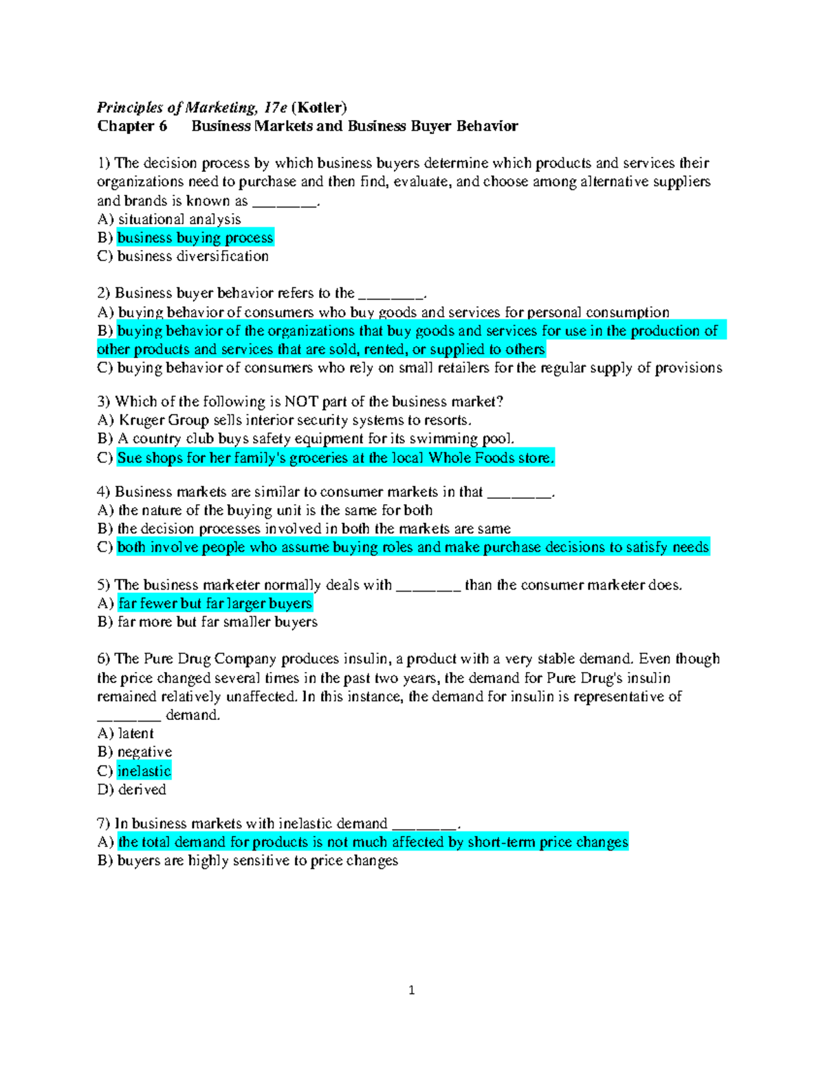 نسخة chapter 6⁩ - Principles of Marketing, 1 7 e (Kotler) Chapter 6 ...